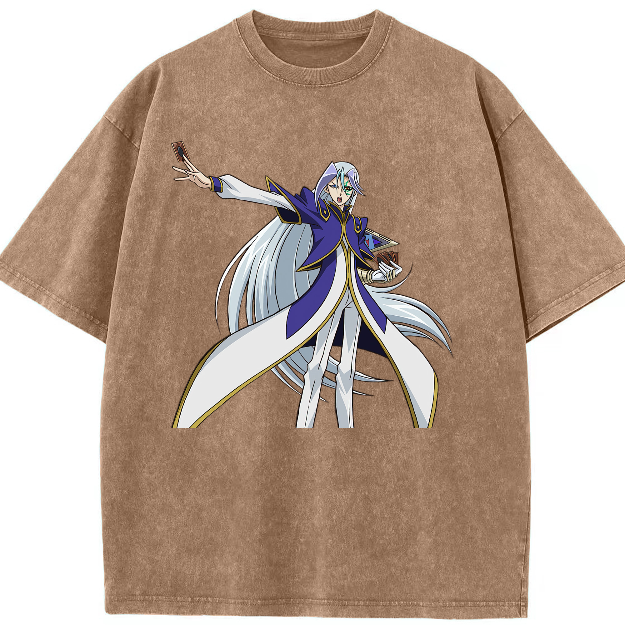 （画像用） 遊☆戯☆王 Yu-Gi-Oh! 綿100% ヴィンテージ風 半袖Tシャツ（フロントプリント）
