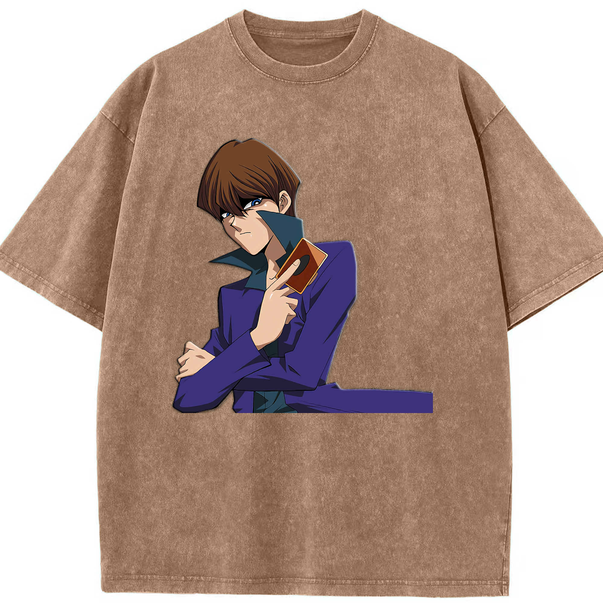 （画像用） 遊☆戯☆王 Yu-Gi-Oh! 綿100% ヴィンテージ風 半袖Tシャツ（フロントプリント）