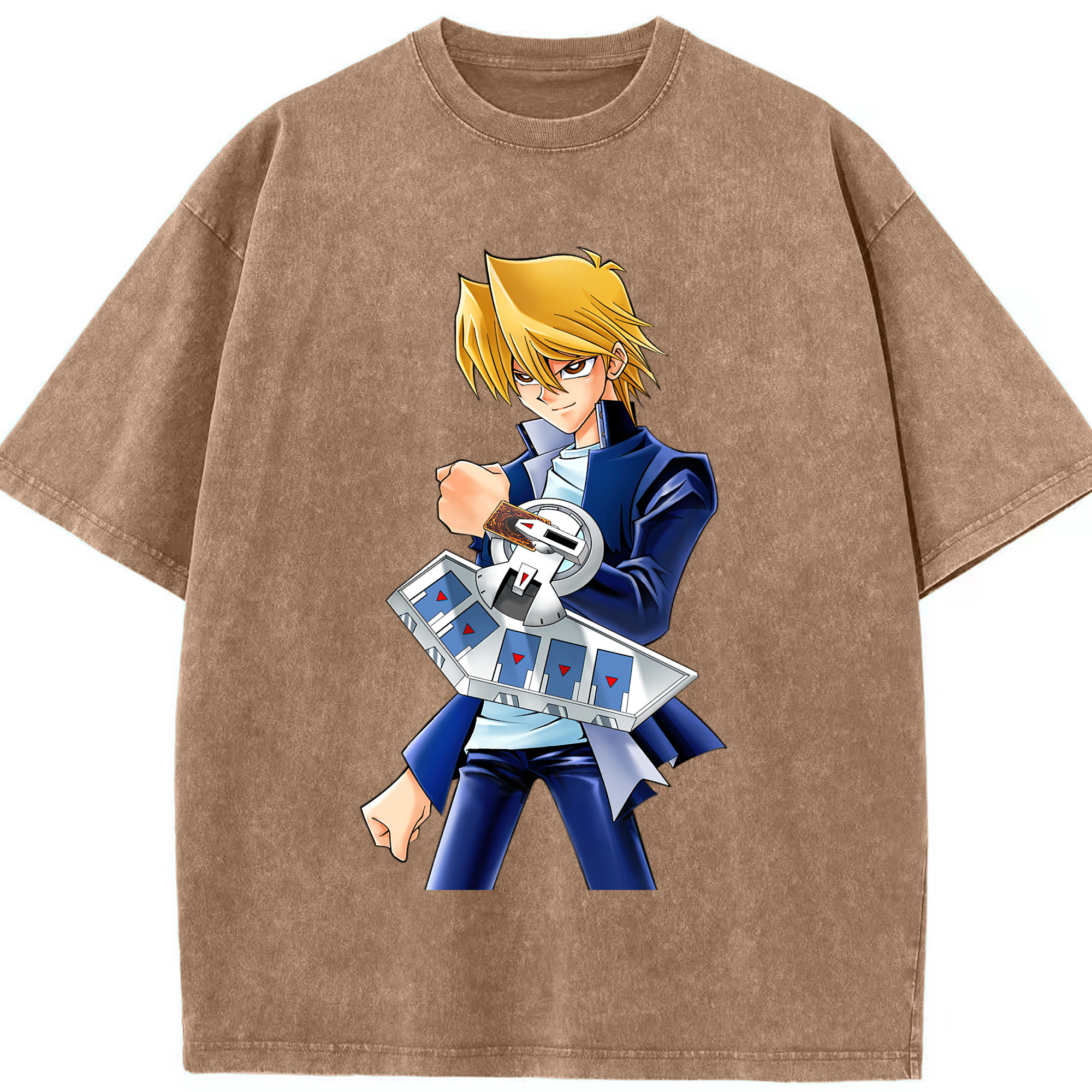（画像用） 遊☆戯☆王 Yu-Gi-Oh! 綿100% ヴィンテージ風 半袖Tシャツ（フロントプリント）
