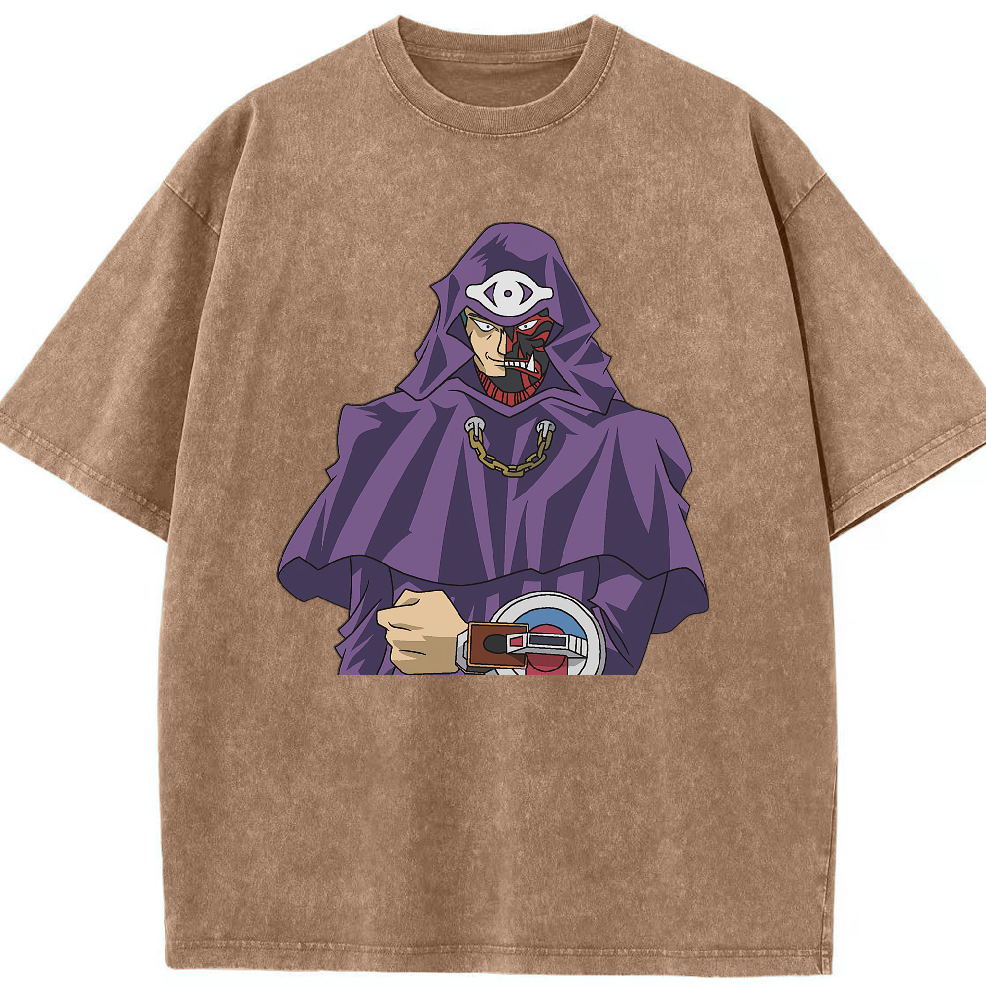 （画像用） 遊☆戯☆王 Yu-Gi-Oh! 綿100% ヴィンテージ風 半袖Tシャツ（フロントプリント）