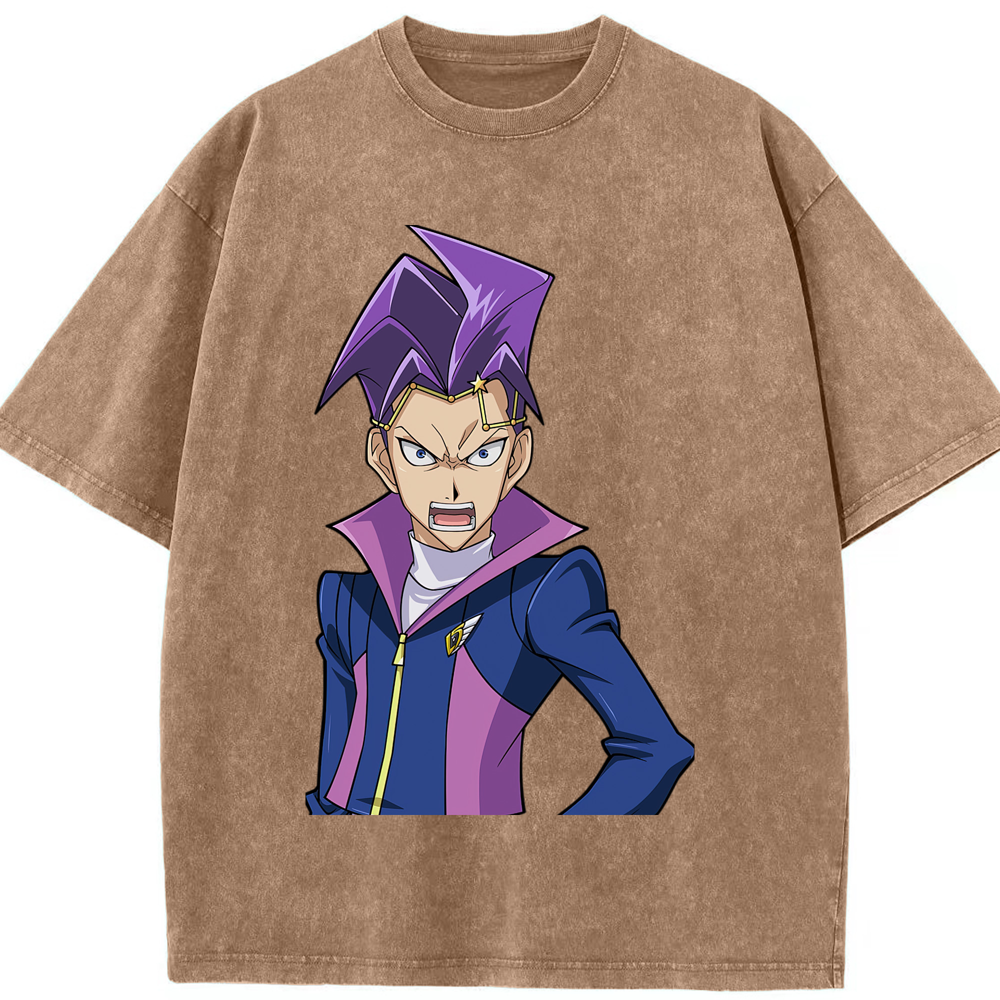 （画像用） 遊☆戯☆王 Yu-Gi-Oh! 綿100% ヴィンテージ風 半袖Tシャツ（フロントプリント）