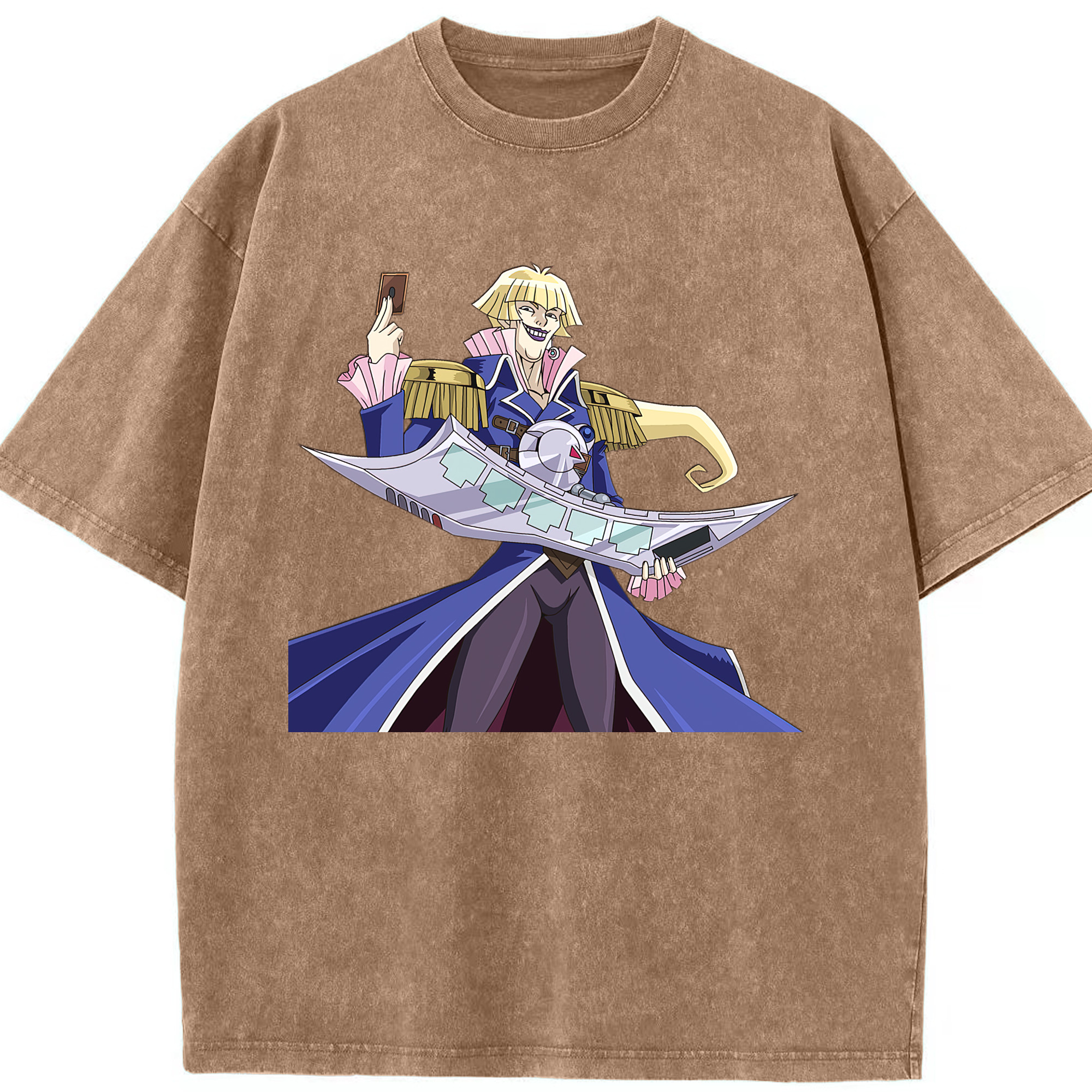 （画像用） 遊☆戯☆王 Yu-Gi-Oh! 綿100% ヴィンテージ風 半袖Tシャツ（フロントプリント）