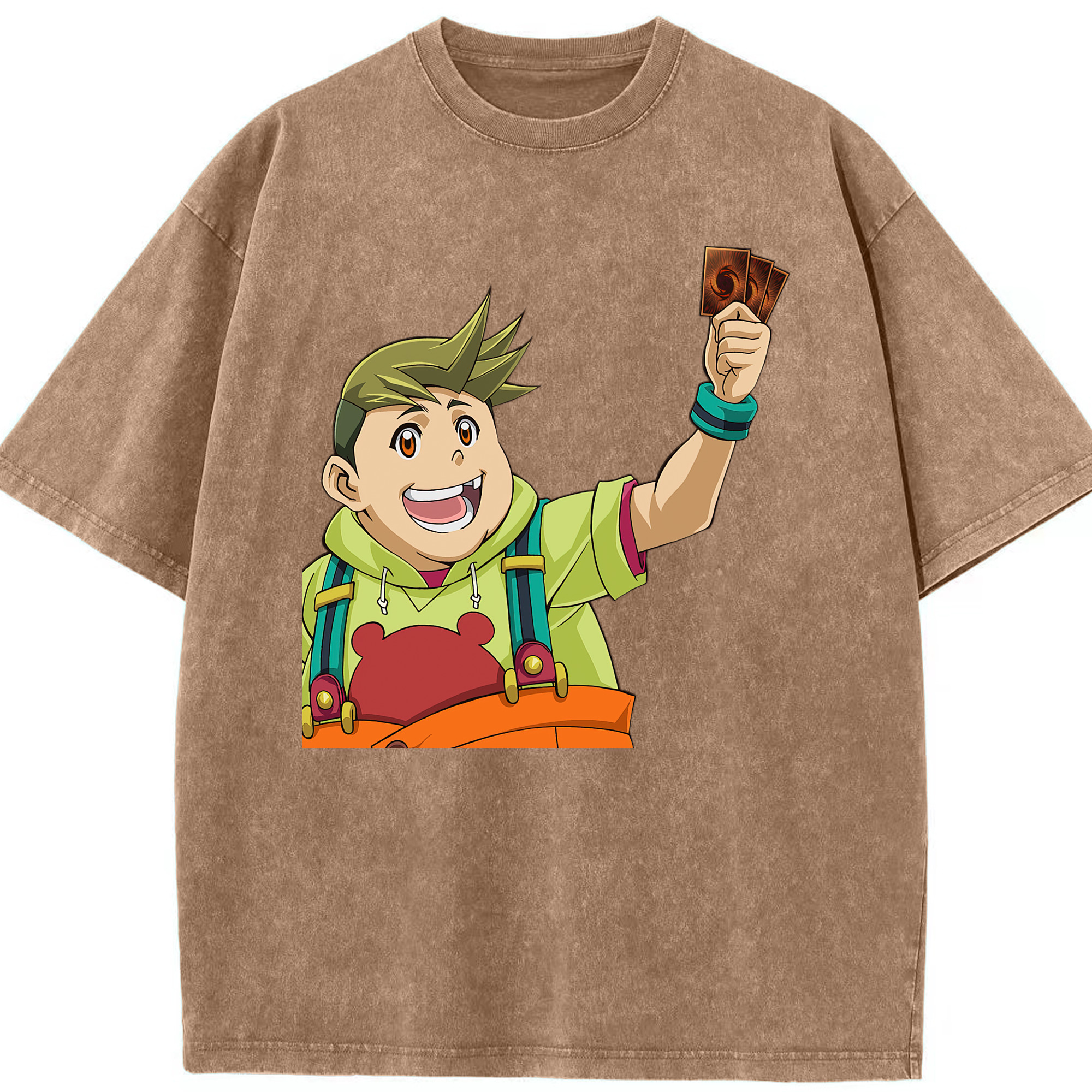 （画像用） 遊☆戯☆王 Yu-Gi-Oh! 綿100% ヴィンテージ風 半袖Tシャツ（フロントプリント）