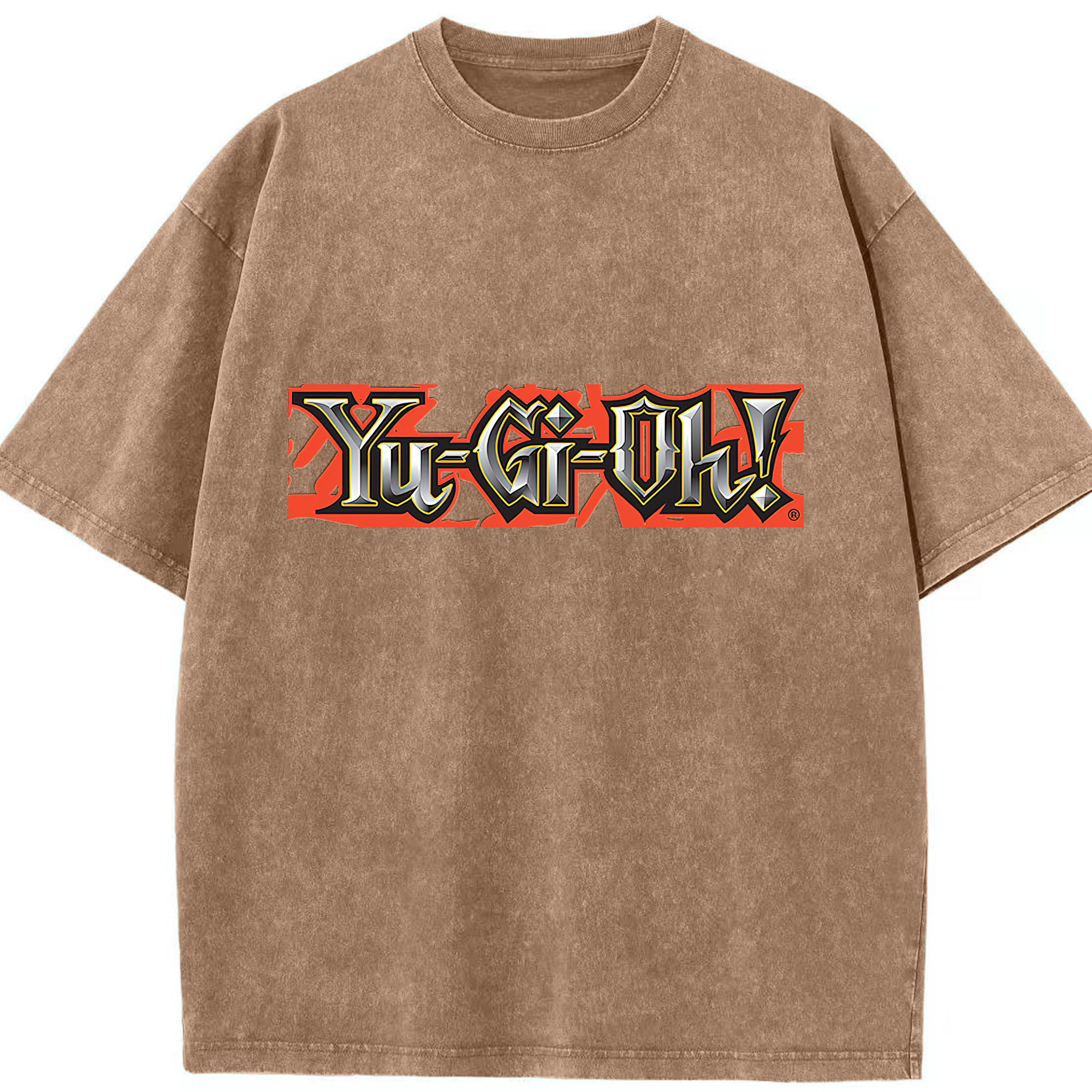 （画像用） 遊☆戯☆王 Yu-Gi-Oh! 綿100% ヴィンテージ風 半袖Tシャツ（フロントプリント）