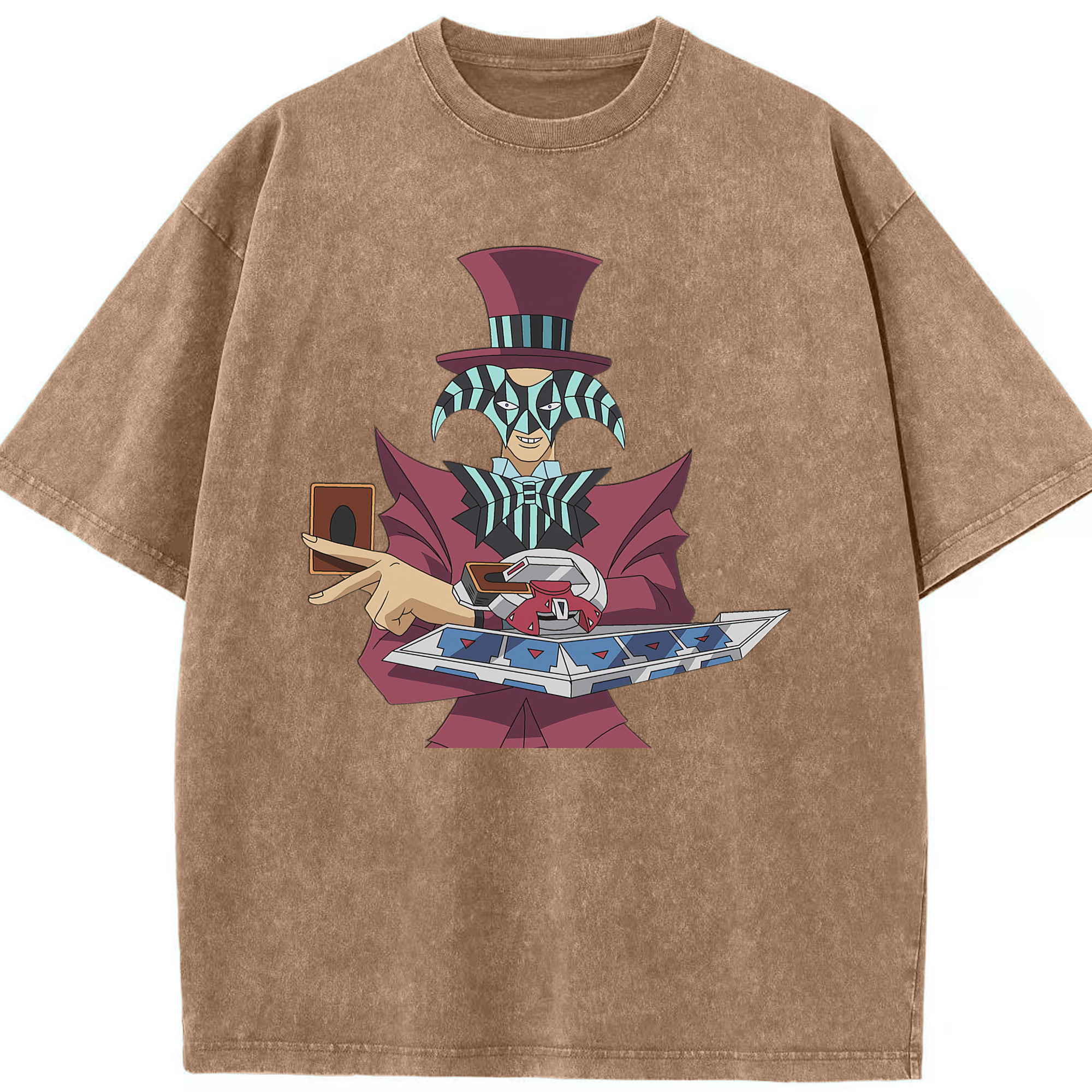 （画像用） 遊☆戯☆王 Yu-Gi-Oh! 綿100% ヴィンテージ風 半袖Tシャツ（フロントプリント）