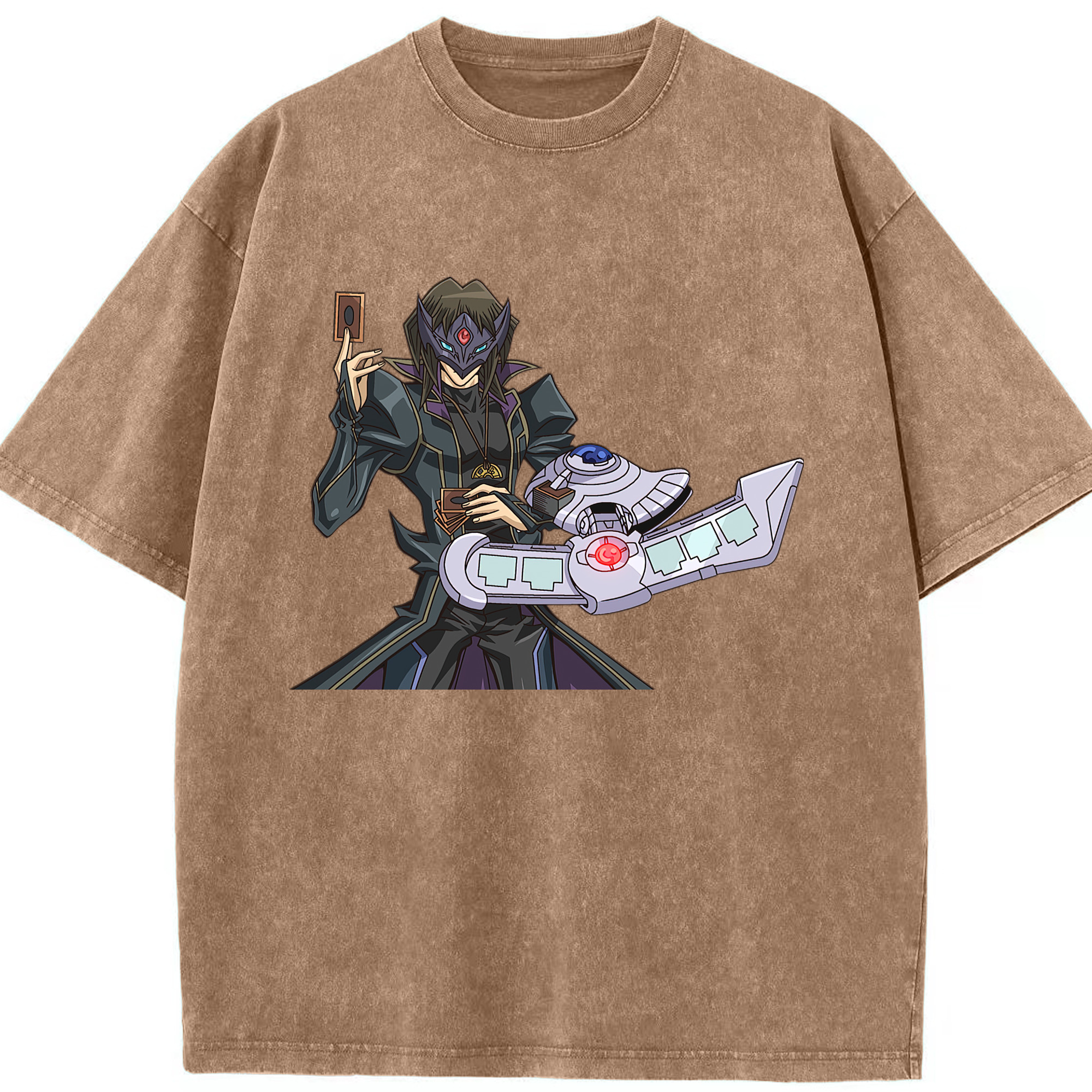 （画像用） 遊☆戯☆王 Yu-Gi-Oh! 綿100% ヴィンテージ風 半袖Tシャツ（フロントプリント）