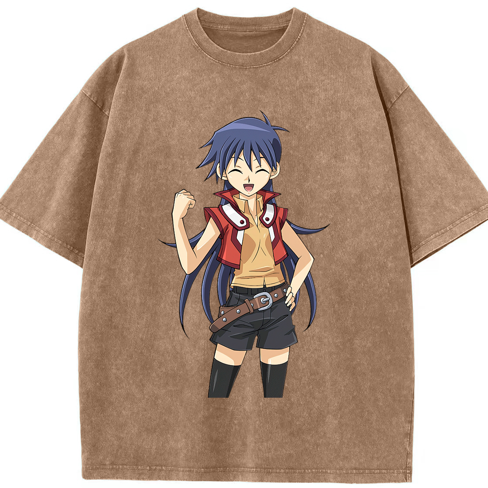 （画像用） 遊☆戯☆王 Yu-Gi-Oh! 綿100% ヴィンテージ風 半袖Tシャツ（フロントプリント）