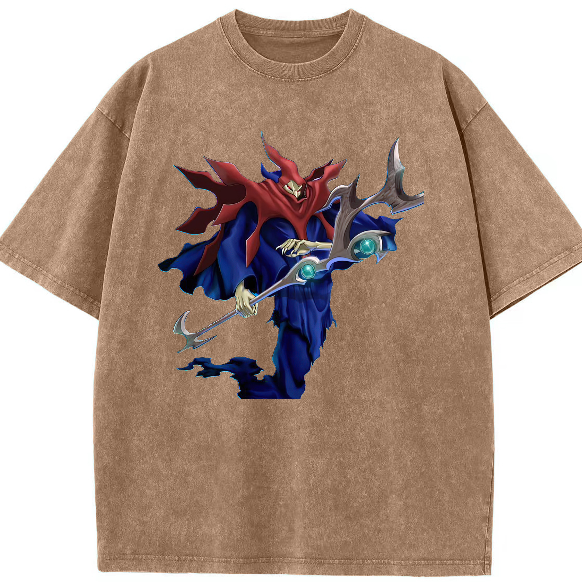 （画像用） 遊☆戯☆王 Yu-Gi-Oh! 綿100% ヴィンテージ風 半袖Tシャツ（フロントプリント）