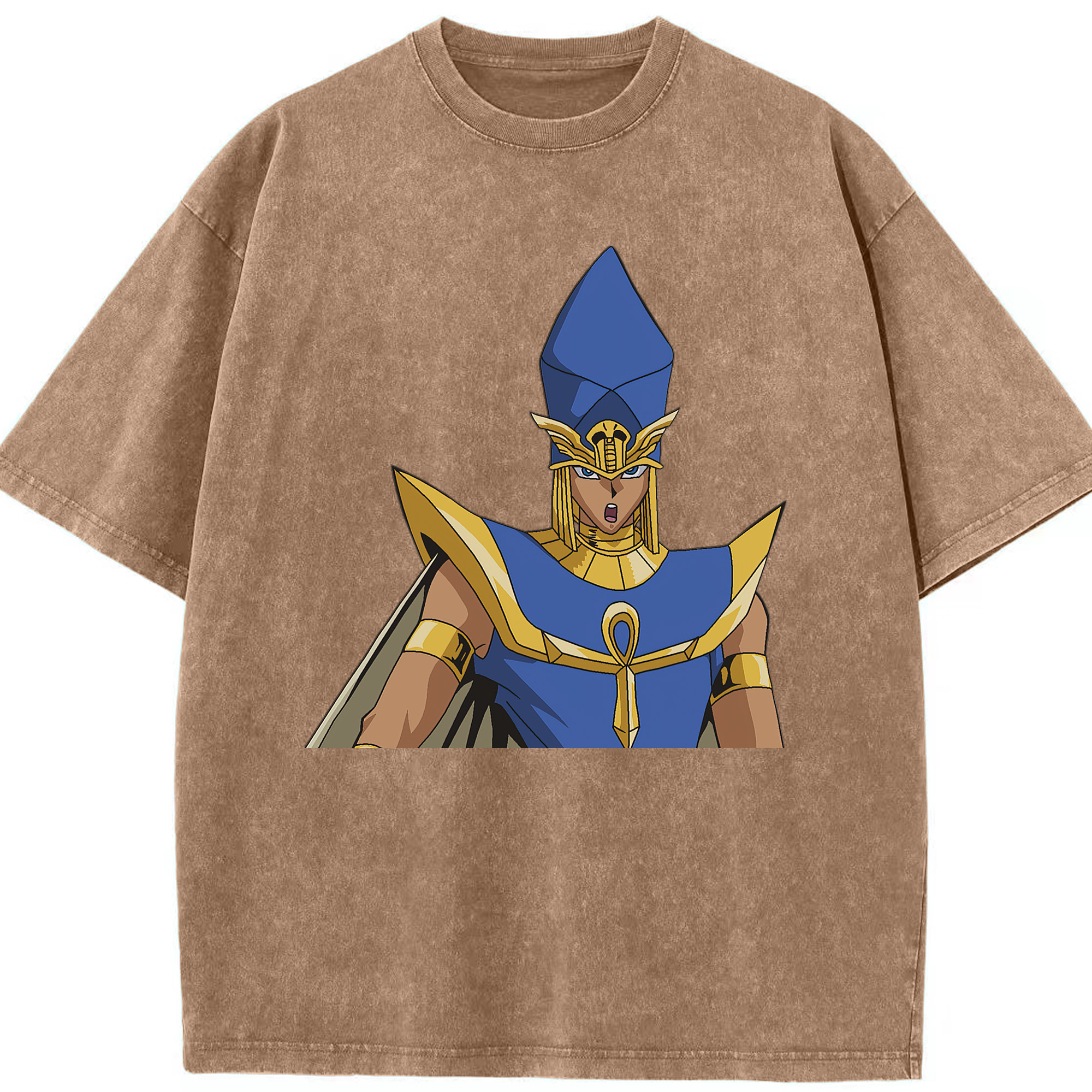 （画像用） 遊☆戯☆王 Yu-Gi-Oh! 綿100% ヴィンテージ風 半袖Tシャツ（フロントプリント）