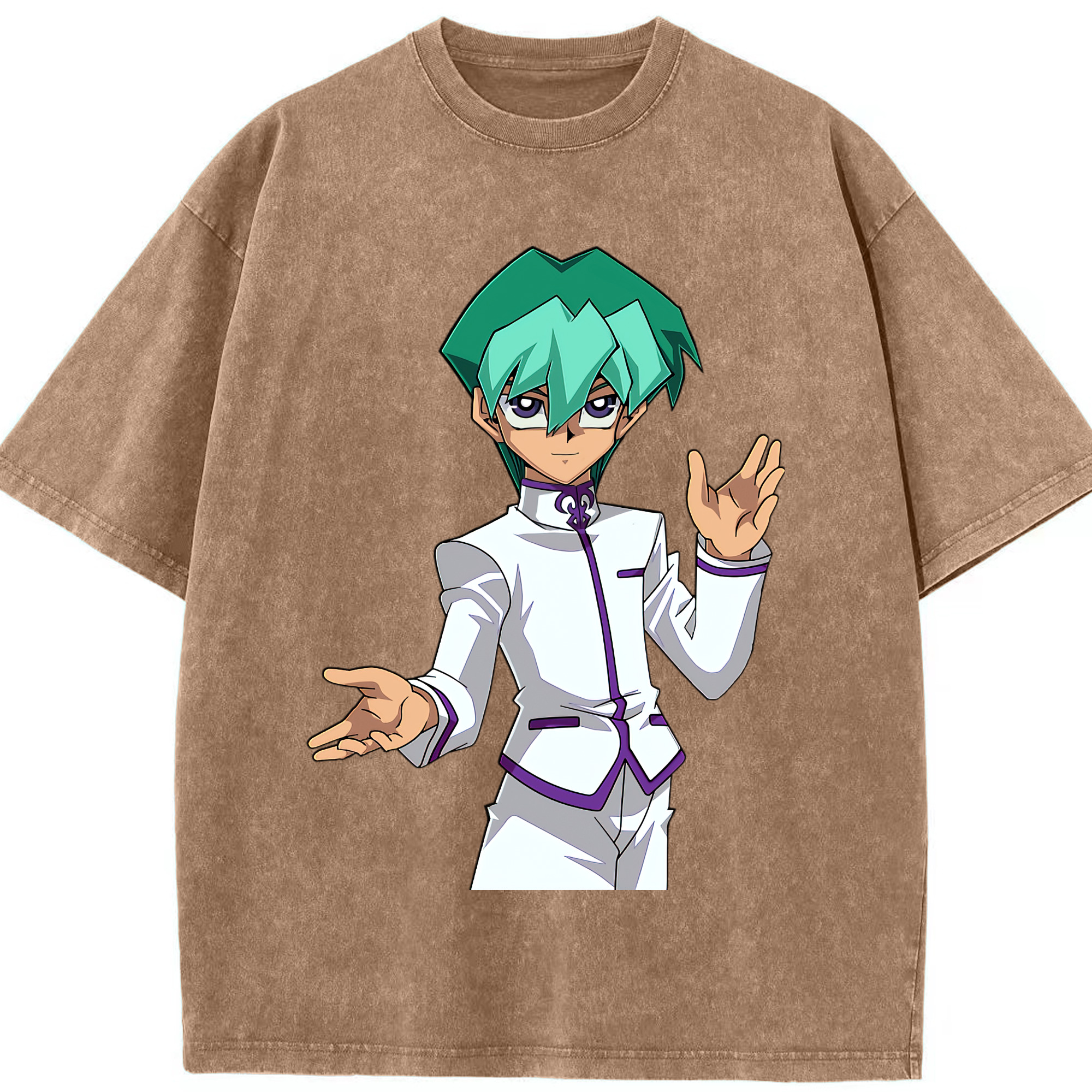 （画像用） 遊☆戯☆王 Yu-Gi-Oh! 綿100% ヴィンテージ風 半袖Tシャツ（フロントプリント）