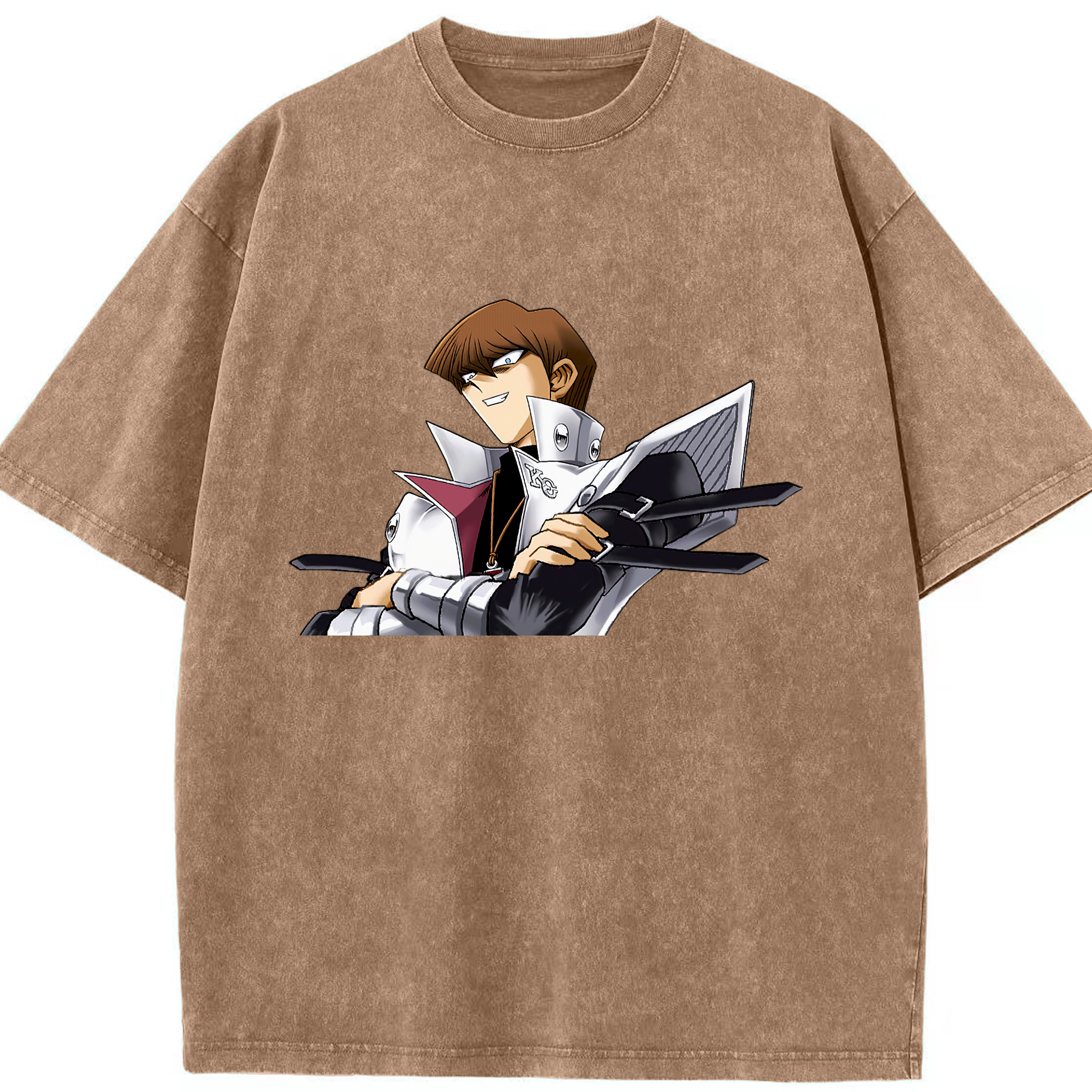 （画像用） 遊☆戯☆王 Yu-Gi-Oh! 綿100% ヴィンテージ風 半袖Tシャツ（フロントプリント）