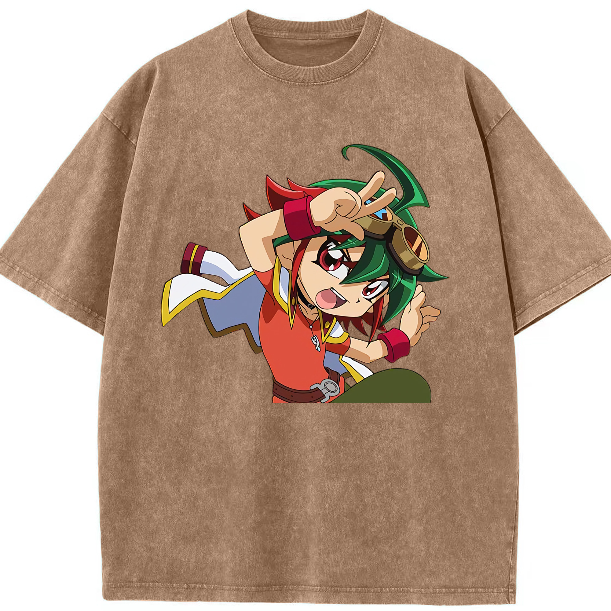（画像用） 遊☆戯☆王 Yu-Gi-Oh! 綿100% ヴィンテージ風 半袖Tシャツ（フロントプリント）