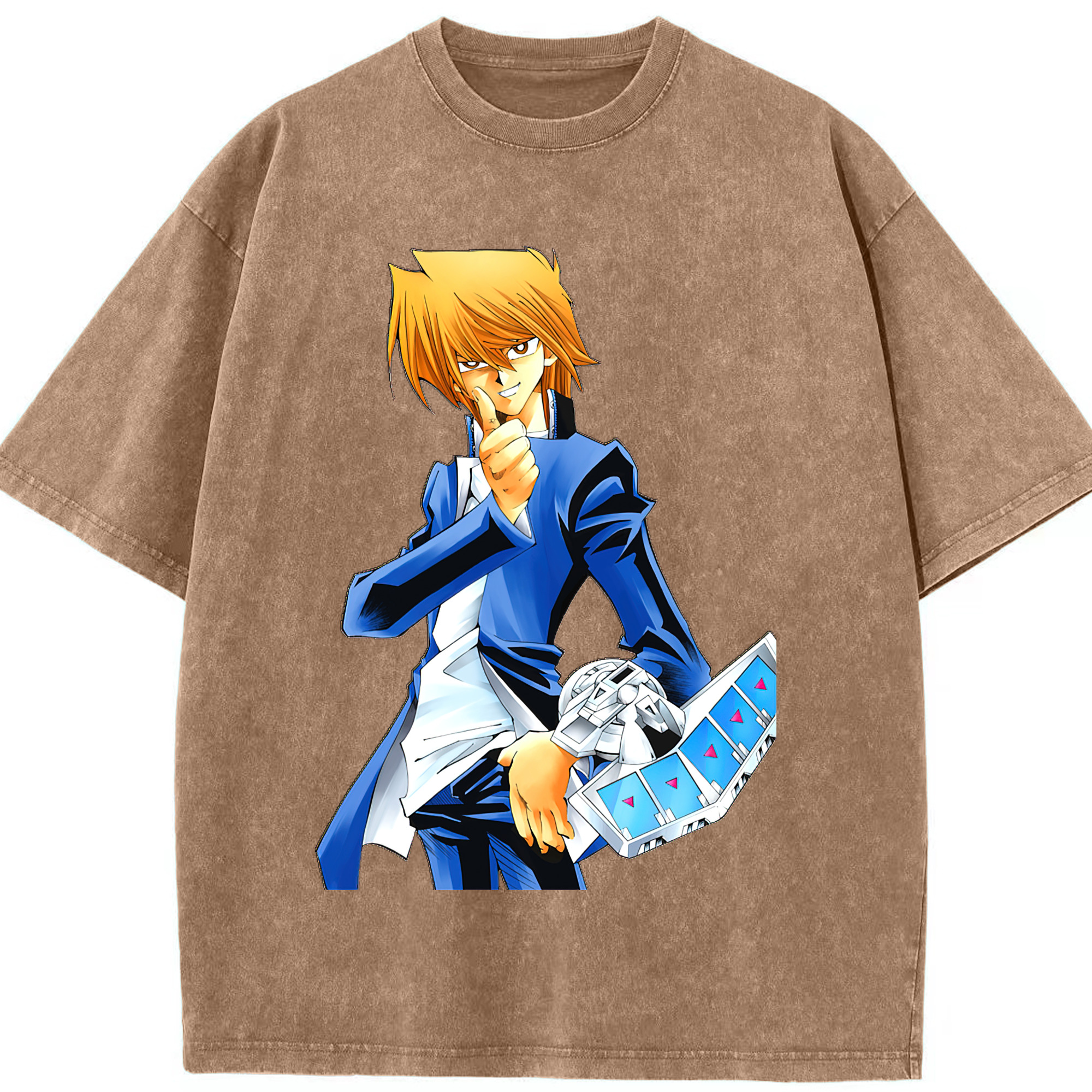 （画像用） 遊☆戯☆王 Yu-Gi-Oh! 綿100% ヴィンテージ風 半袖Tシャツ（フロントプリント）