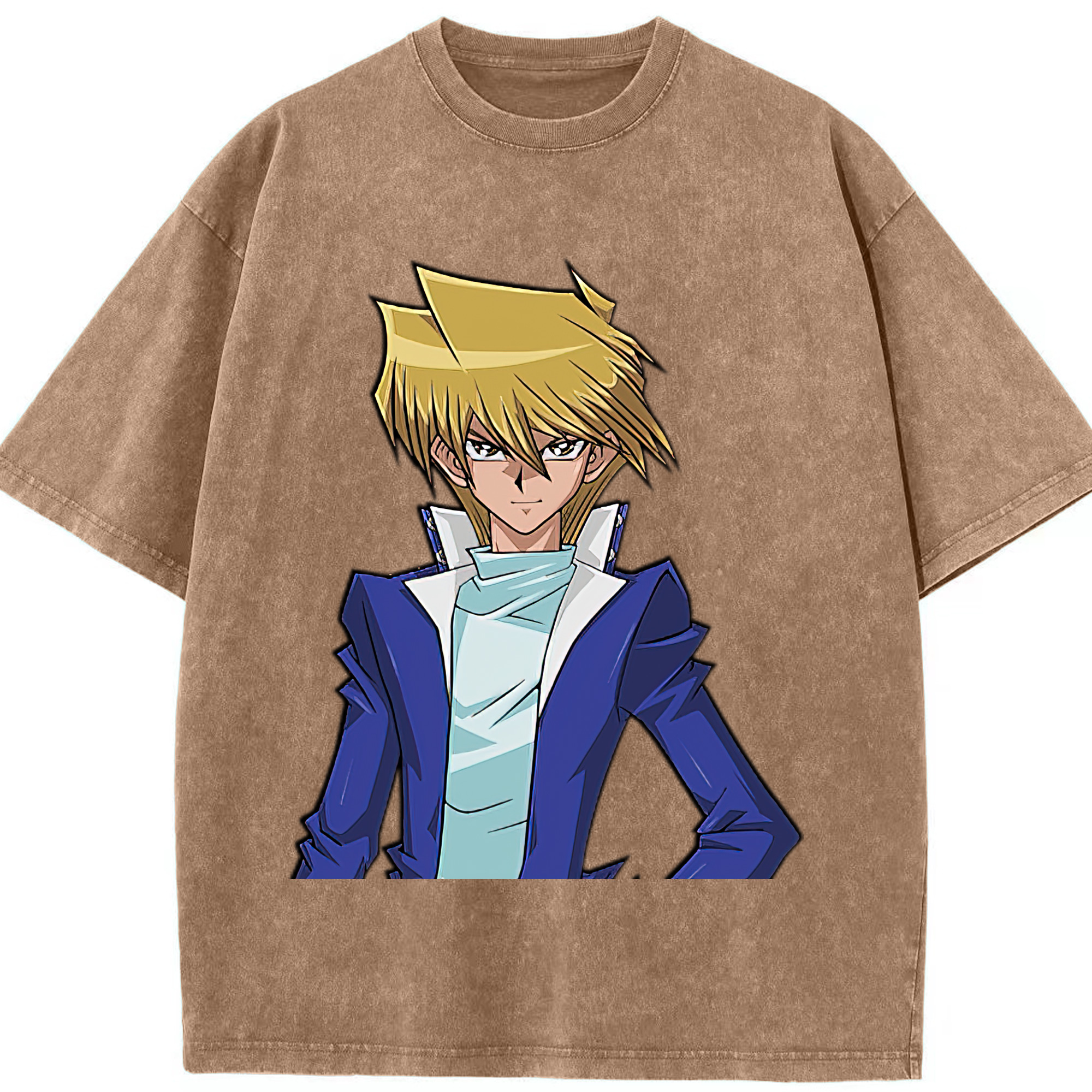 （画像用） 遊☆戯☆王 Yu-Gi-Oh! 綿100% ヴィンテージ風 半袖Tシャツ（フロントプリント）