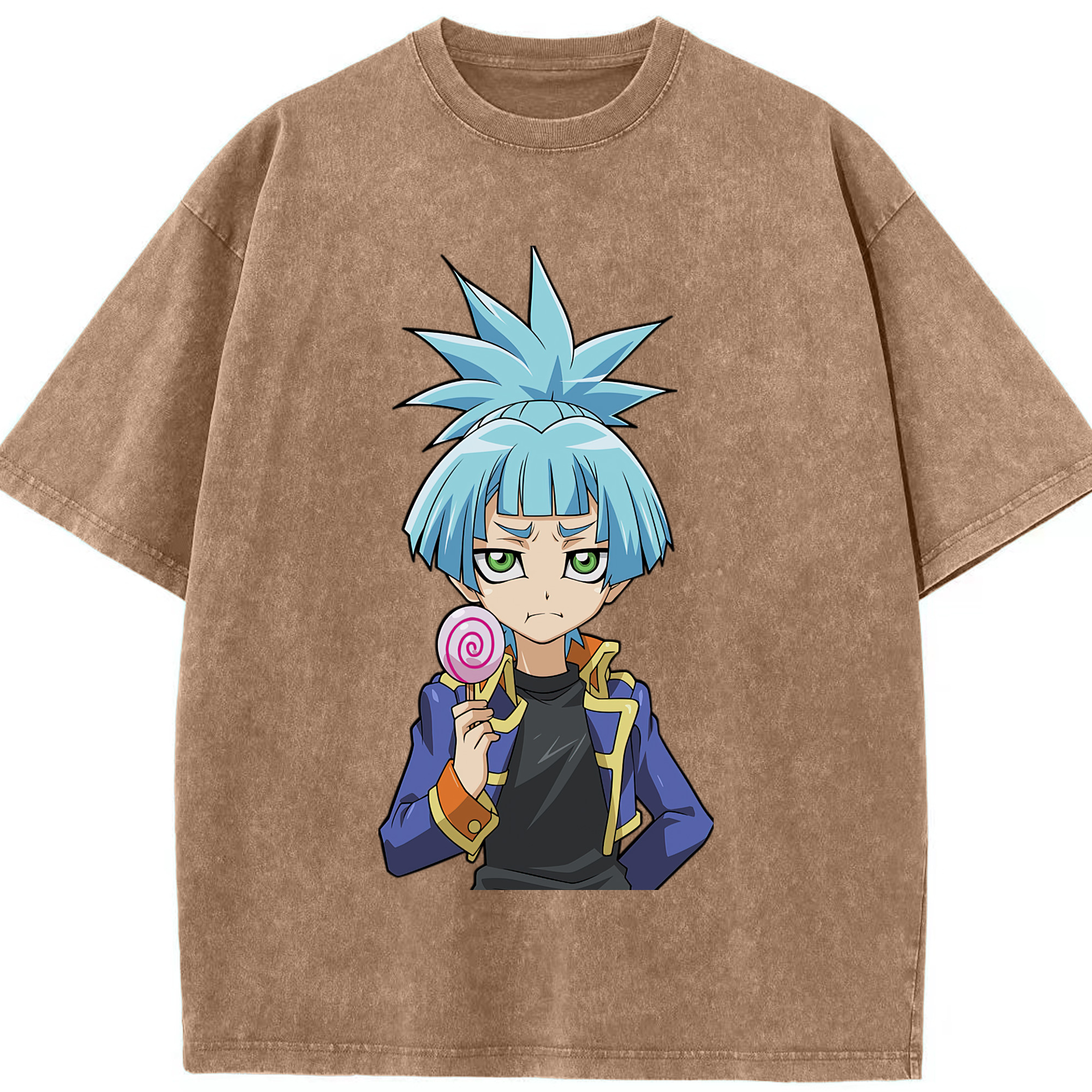 （画像用） 遊☆戯☆王 Yu-Gi-Oh! 綿100% ヴィンテージ風 半袖Tシャツ（フロントプリント）