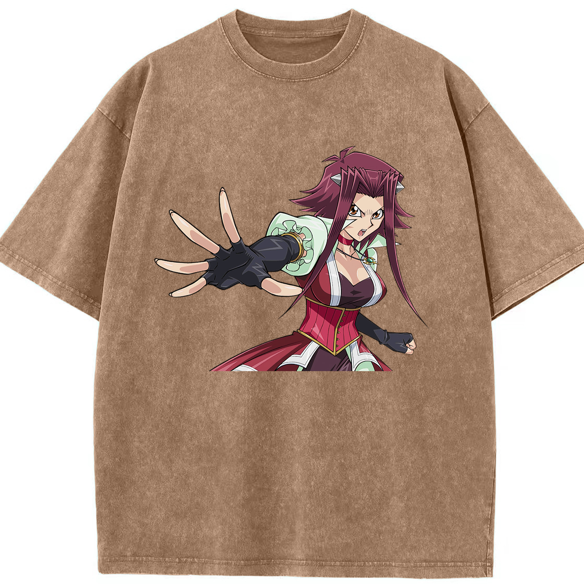 （画像用） 遊☆戯☆王 Yu-Gi-Oh! 綿100% ヴィンテージ風 半袖Tシャツ（フロントプリント）