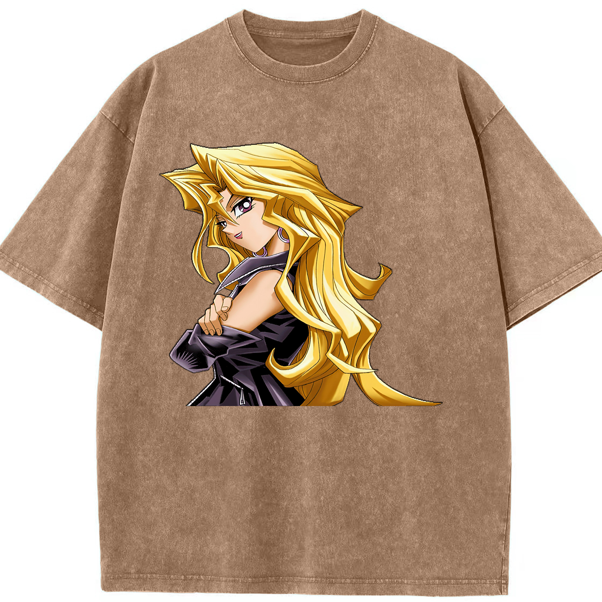 （画像用） 遊☆戯☆王 Yu-Gi-Oh! 綿100% ヴィンテージ風 半袖Tシャツ（フロントプリント）