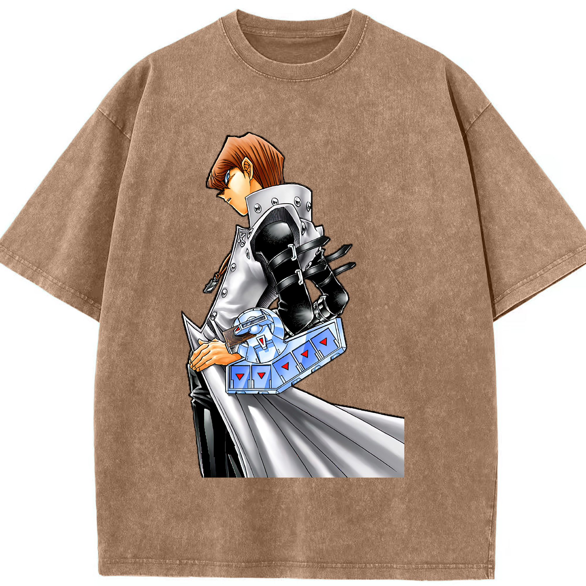 （画像用） 遊☆戯☆王 Yu-Gi-Oh! 綿100% ヴィンテージ風 半袖Tシャツ（フロントプリント）