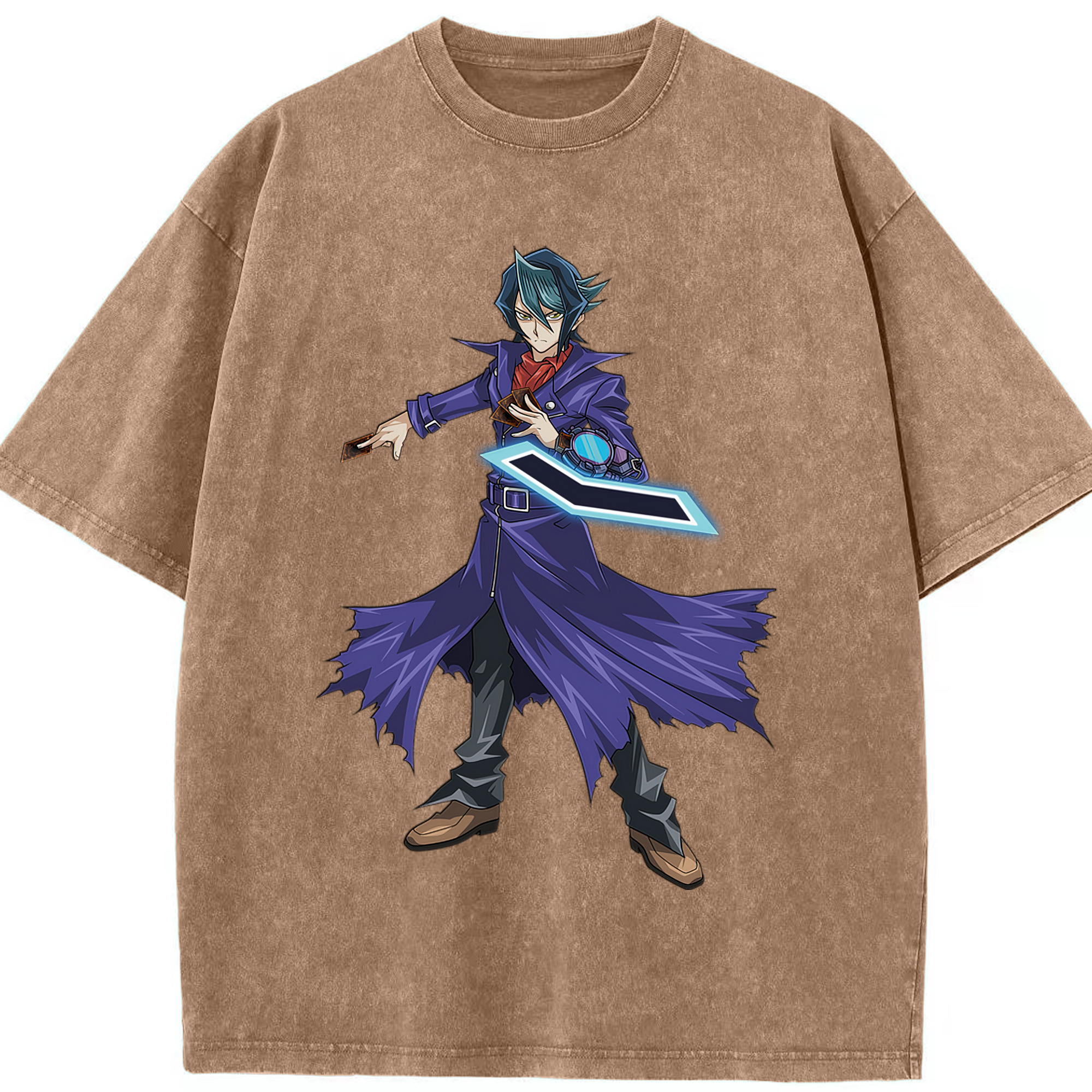 （画像用） 遊☆戯☆王 Yu-Gi-Oh! 綿100% ヴィンテージ風 半袖Tシャツ（フロントプリント）