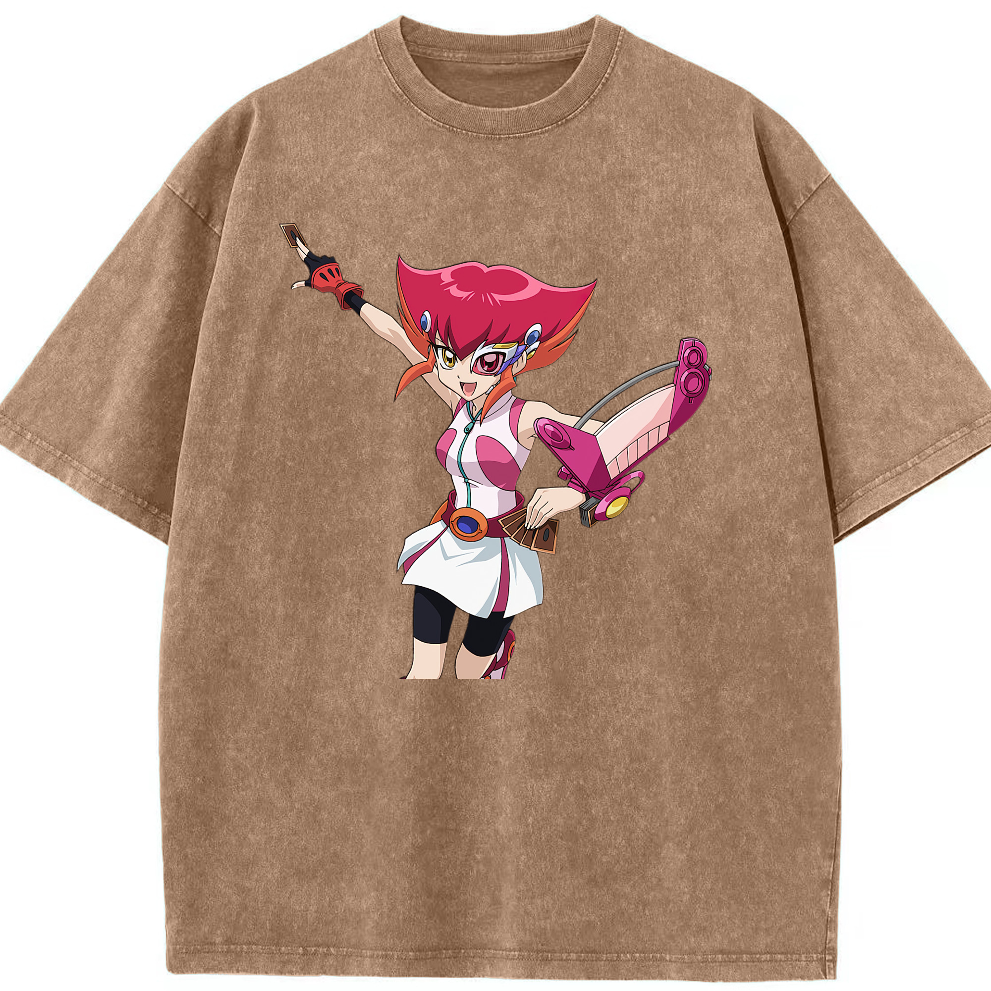 （画像用） 遊☆戯☆王 Yu-Gi-Oh! 綿100% ヴィンテージ風 半袖Tシャツ（フロントプリント）