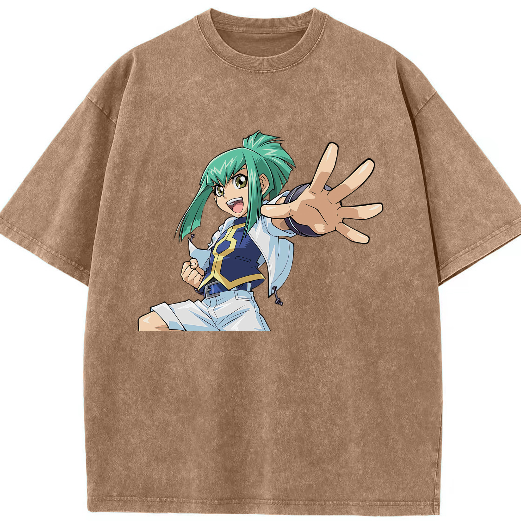 （画像用） 遊☆戯☆王 Yu-Gi-Oh! 綿100% ヴィンテージ風 半袖Tシャツ（フロントプリント）