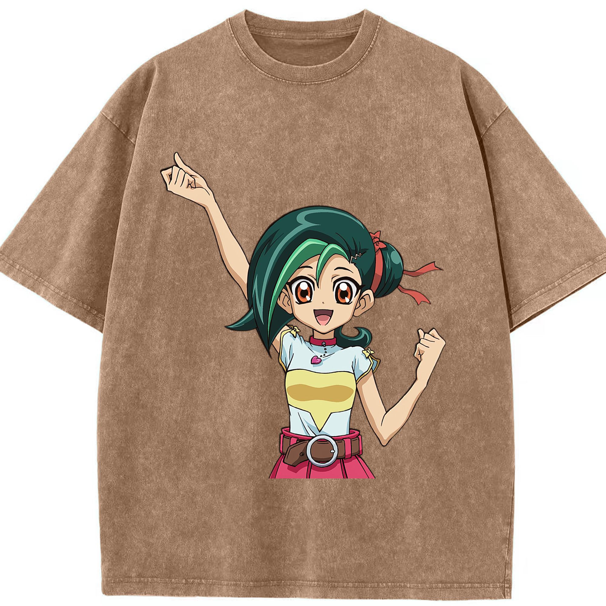 （画像用） 遊☆戯☆王 Yu-Gi-Oh! 綿100% ヴィンテージ風 半袖Tシャツ（フロントプリント）