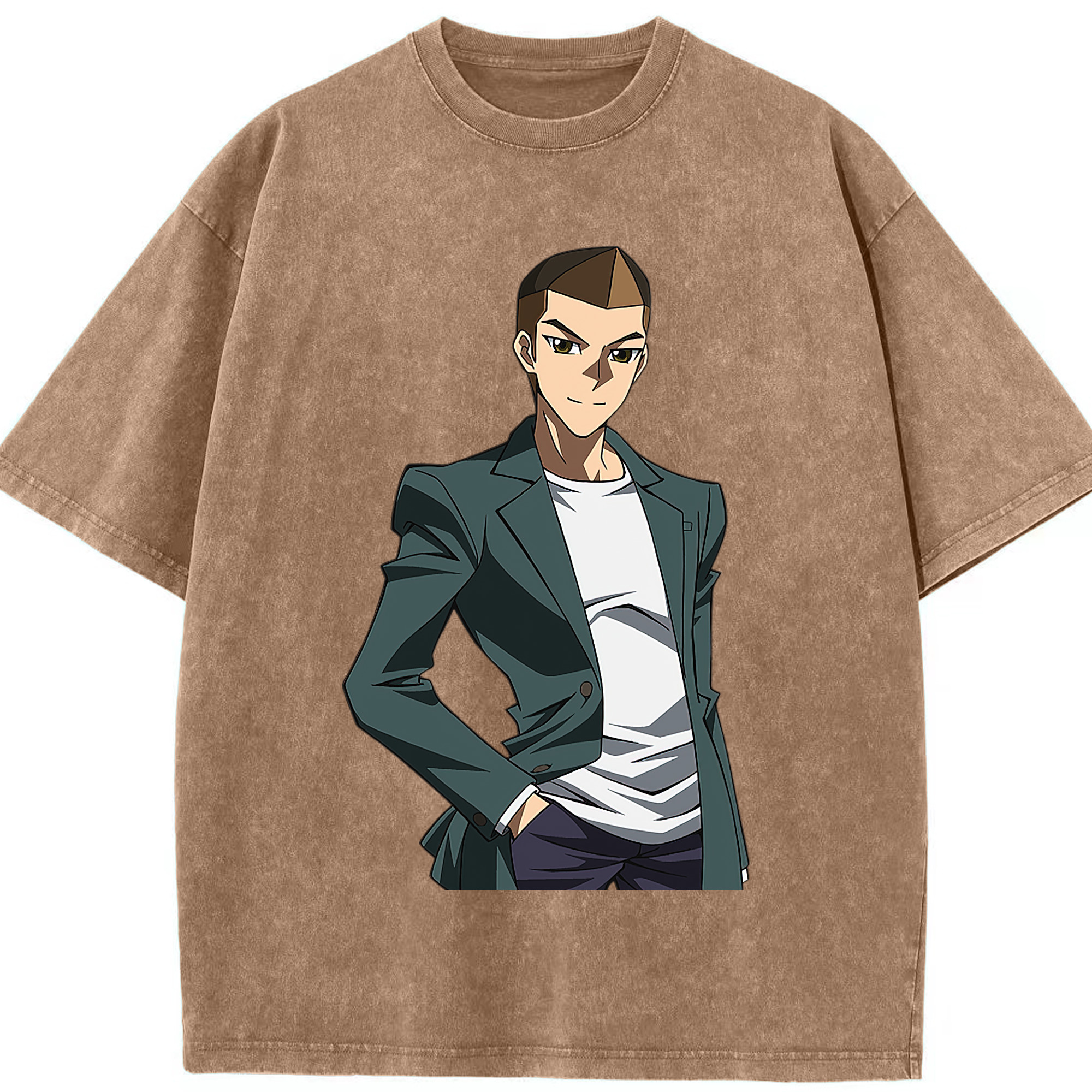 （画像用） 遊☆戯☆王 Yu-Gi-Oh! 綿100% ヴィンテージ風 半袖Tシャツ（フロントプリント）
