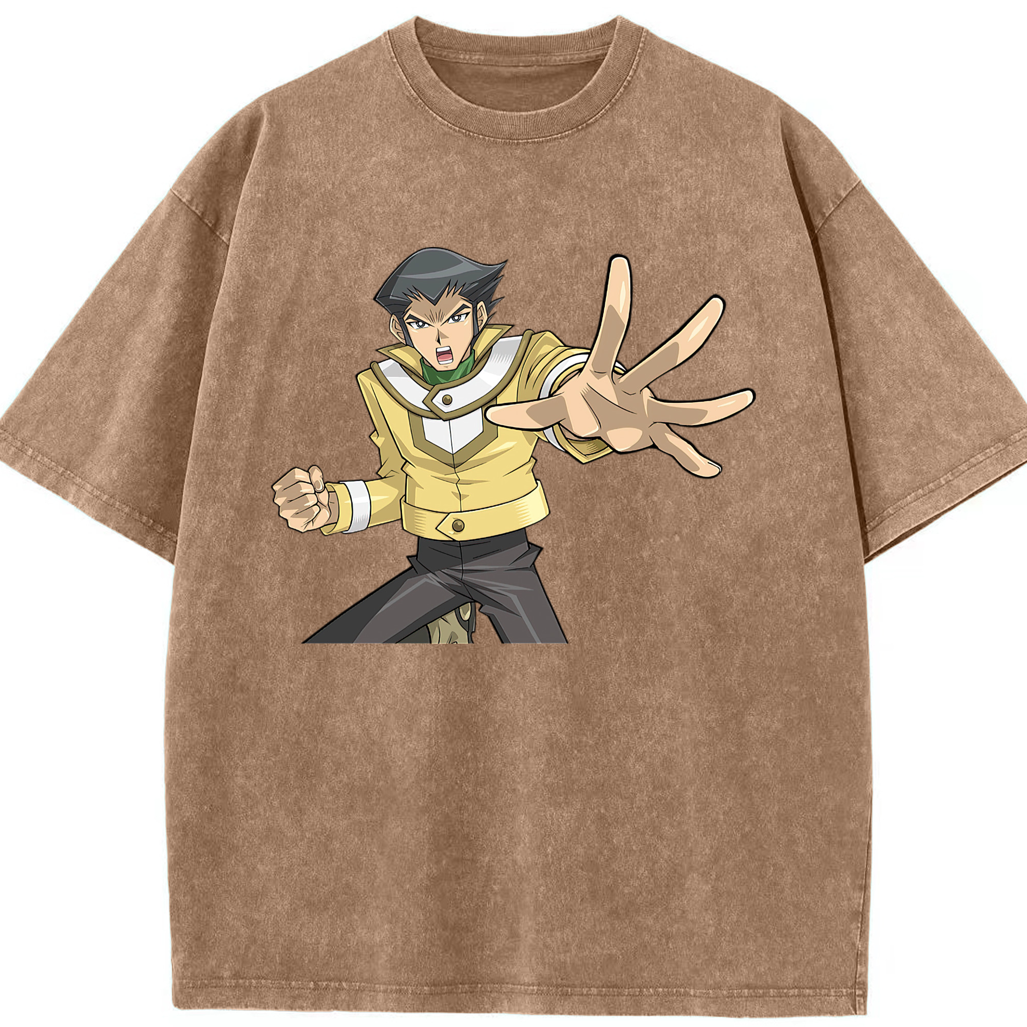 （画像用） 遊☆戯☆王 Yu-Gi-Oh! 綿100% ヴィンテージ風 半袖Tシャツ（フロントプリント）