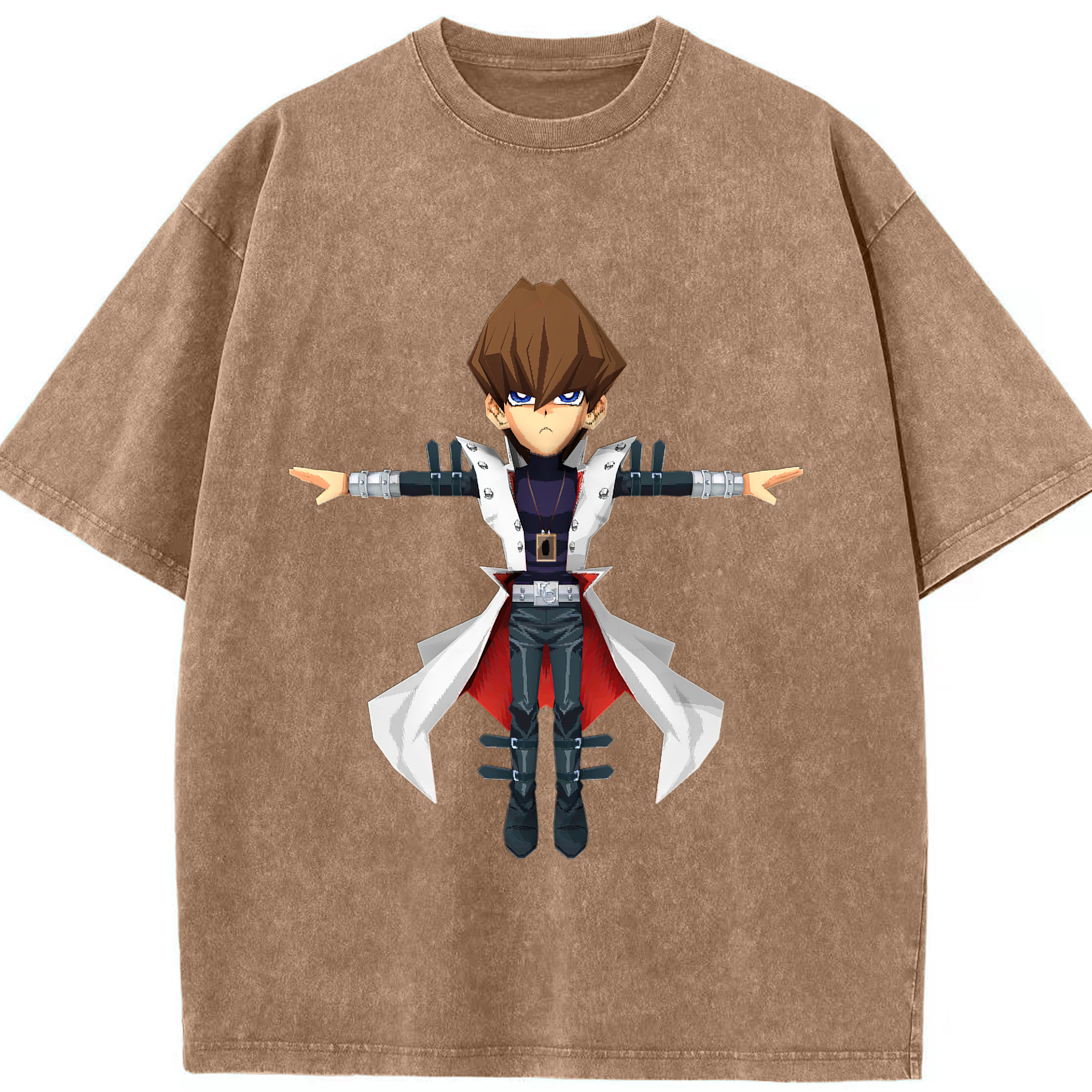 （画像用） 遊☆戯☆王 Yu-Gi-Oh! 綿100% ヴィンテージ風 半袖Tシャツ（フロントプリント）