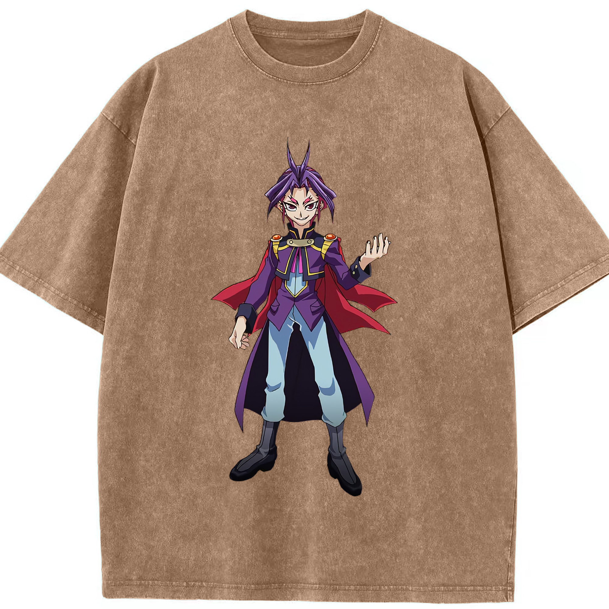 （画像用） 遊☆戯☆王 Yu-Gi-Oh! 綿100% ヴィンテージ風 半袖Tシャツ（フロントプリント）