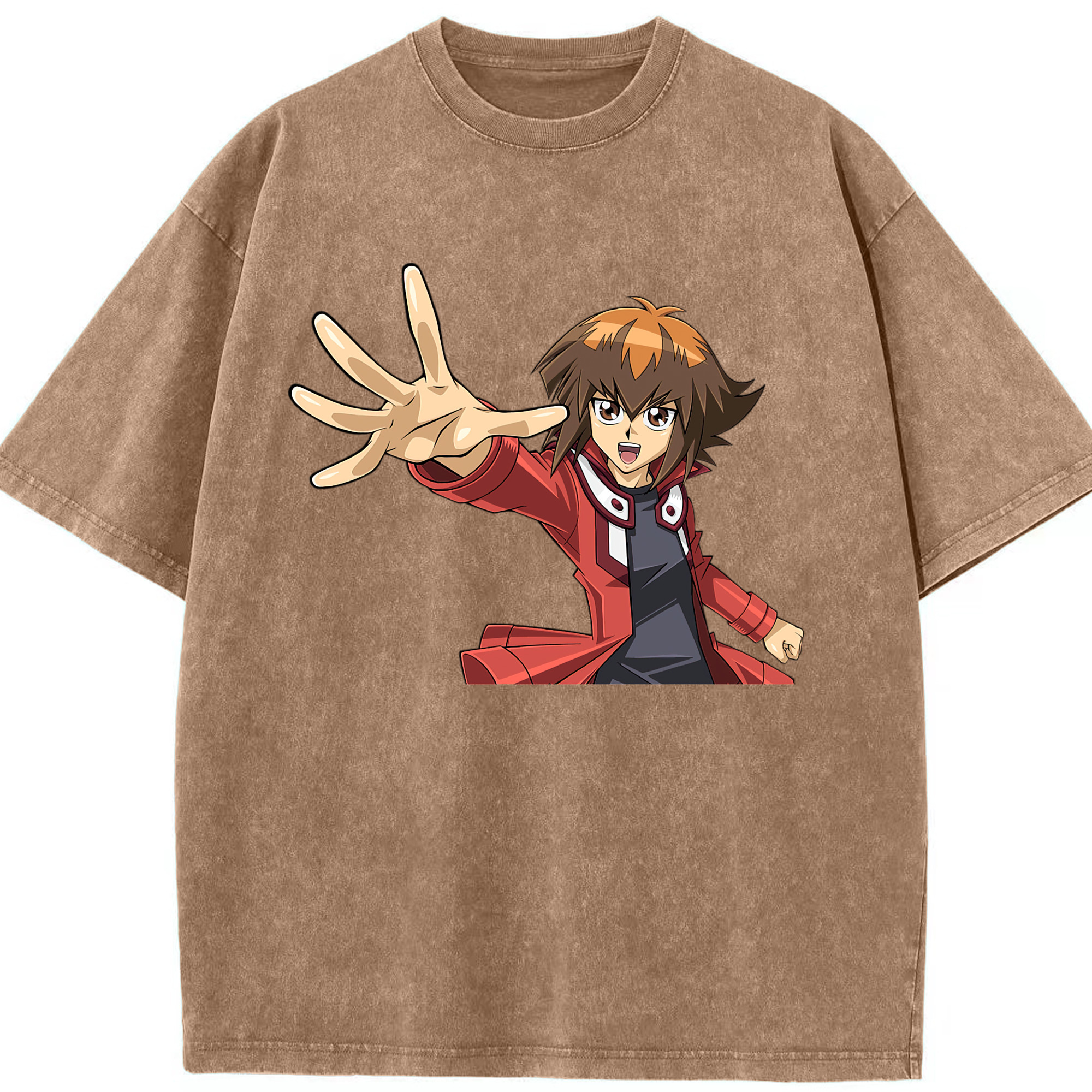 （画像用） 遊☆戯☆王 Yu-Gi-Oh! 綿100% ヴィンテージ風 半袖Tシャツ（フロントプリント）