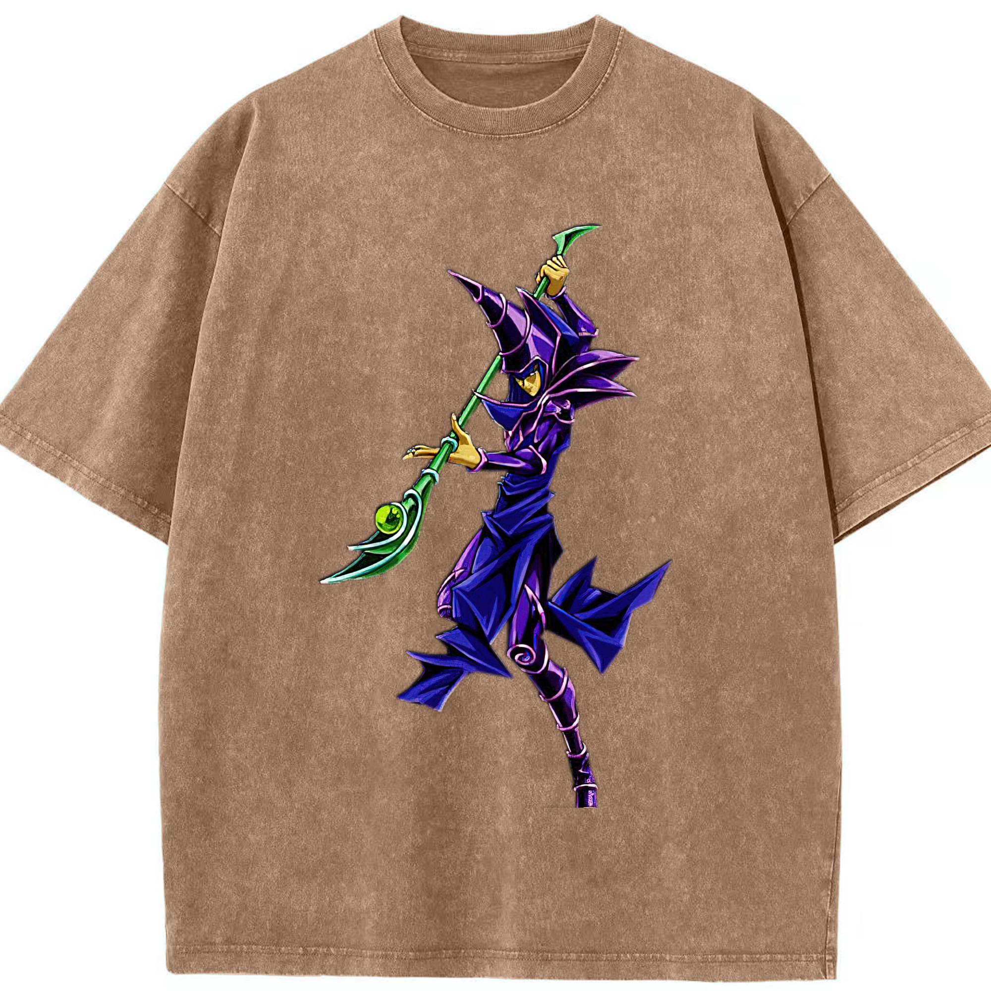 （画像用） 遊☆戯☆王 Yu-Gi-Oh! 綿100% ヴィンテージ風 半袖Tシャツ（フロントプリント）