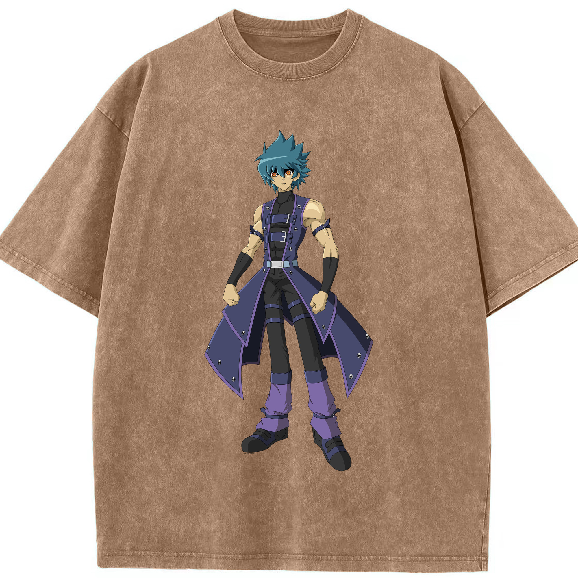 （画像用） 遊☆戯☆王 Yu-Gi-Oh! 綿100% ヴィンテージ風 半袖Tシャツ（フロントプリント）