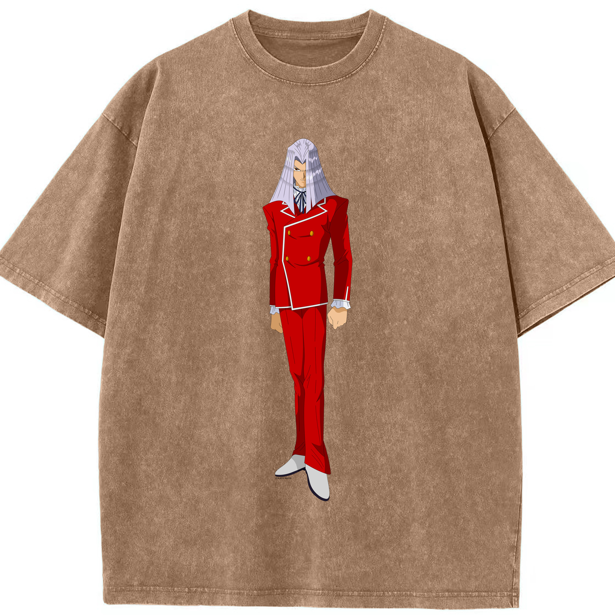 （画像用） 遊☆戯☆王 Yu-Gi-Oh! 綿100% ヴィンテージ風 半袖Tシャツ（フロントプリント）