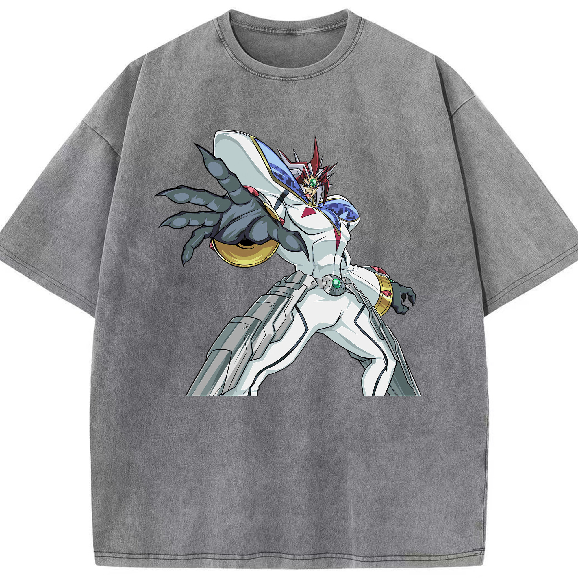 （画像用） 遊☆戯☆王 Yu-Gi-Oh! 綿100% ヴィンテージ風 半袖Tシャツ（フロントプリント）