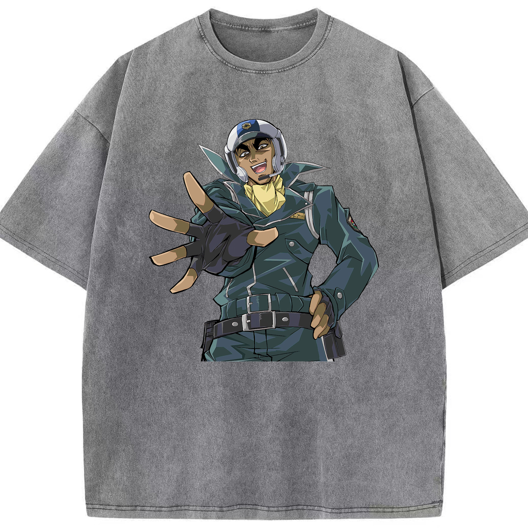 （画像用） 遊☆戯☆王 Yu-Gi-Oh! 綿100% ヴィンテージ風 半袖Tシャツ（フロントプリント）