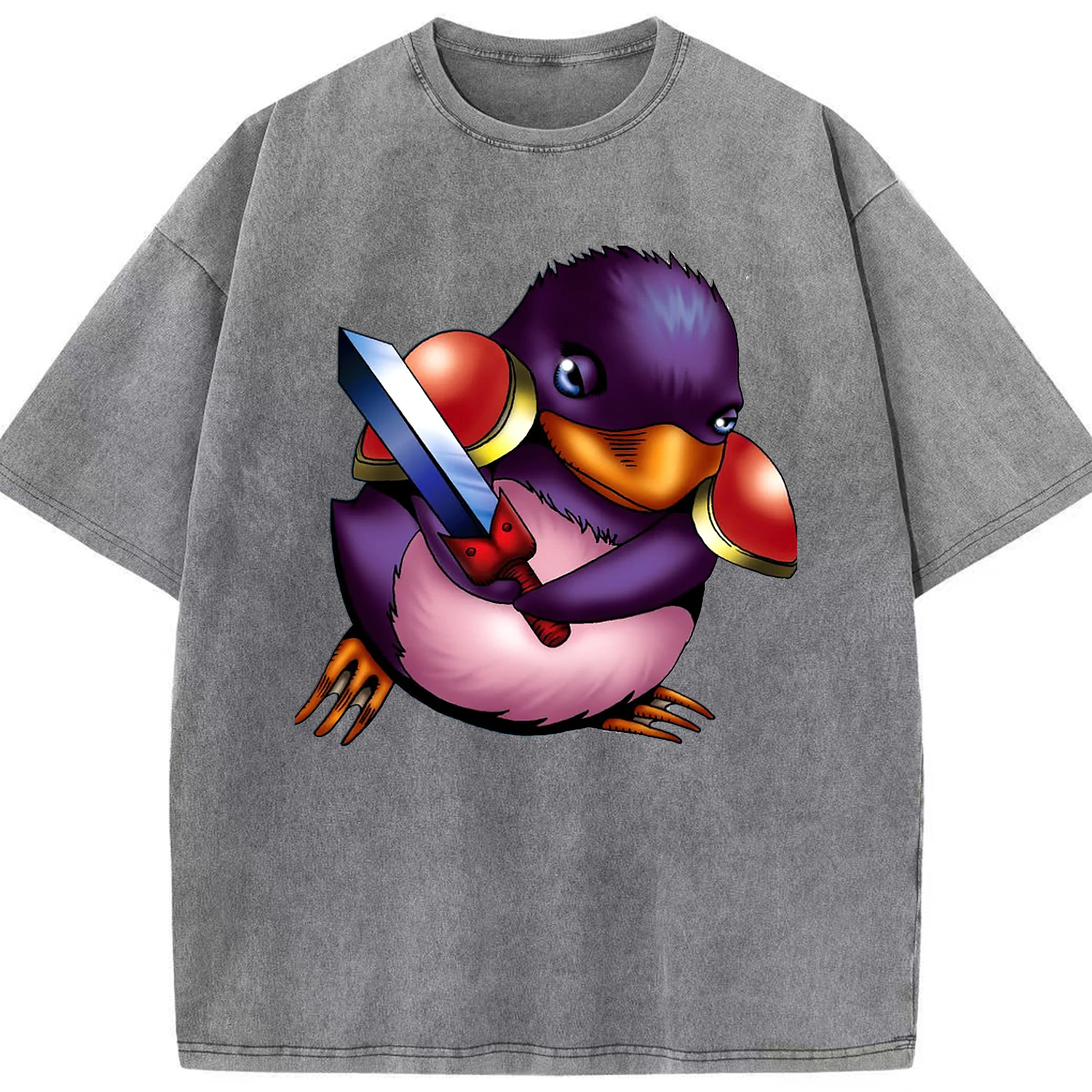 （画像用） 遊☆戯☆王 Yu-Gi-Oh! 綿100% ヴィンテージ風 半袖Tシャツ（フロントプリント）