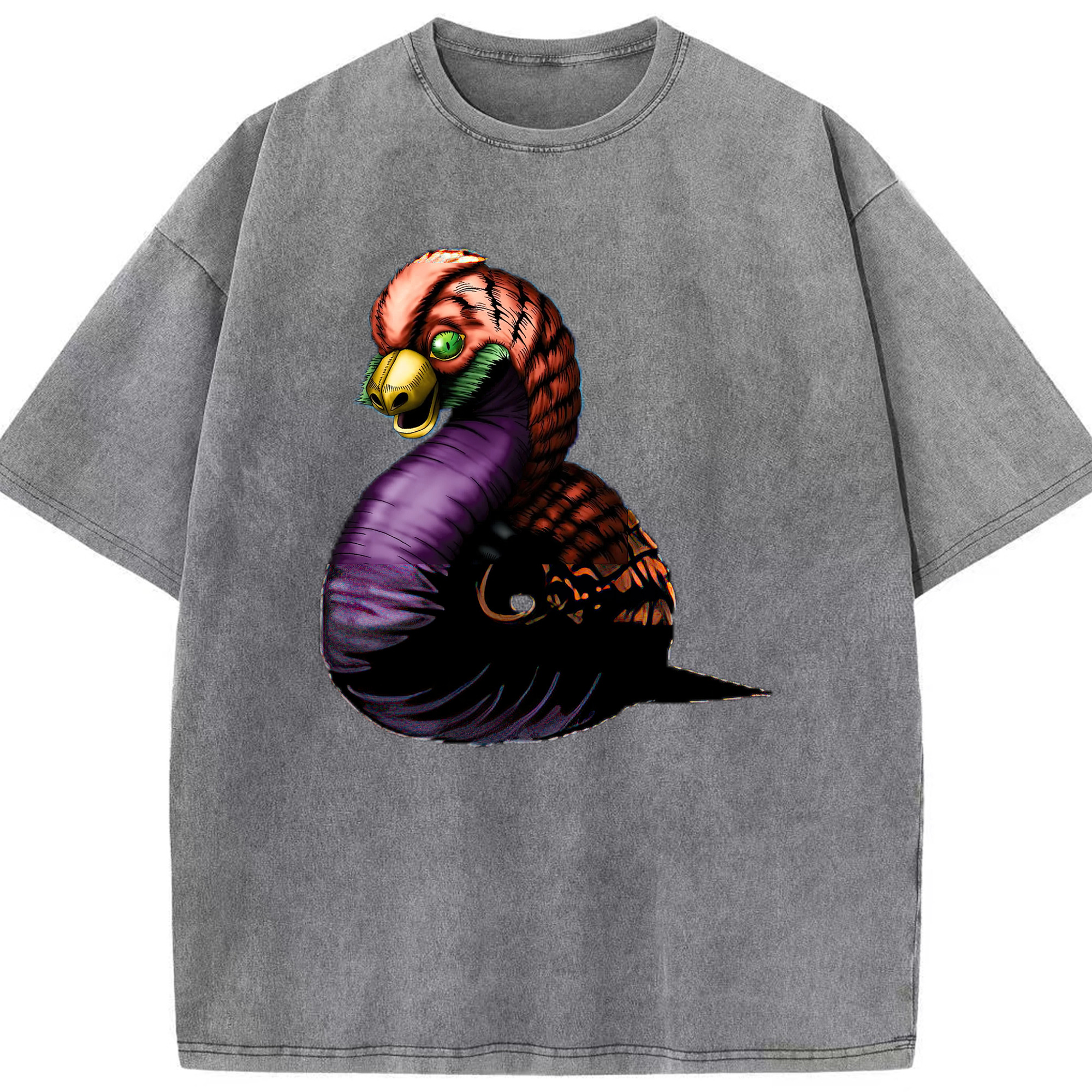 （画像用） 遊☆戯☆王 Yu-Gi-Oh! 綿100% ヴィンテージ風 半袖Tシャツ（フロントプリント）