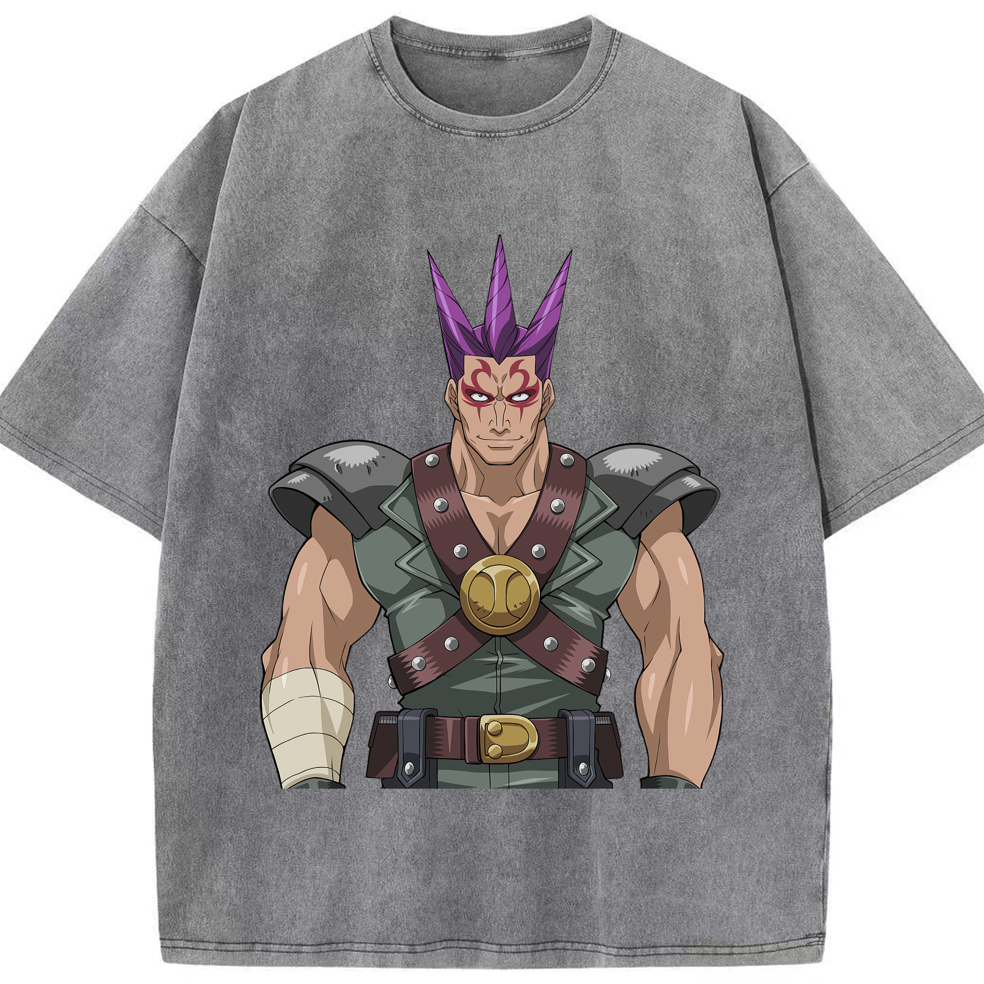 （画像用） 遊☆戯☆王 Yu-Gi-Oh! 綿100% ヴィンテージ風 半袖Tシャツ（フロントプリント）