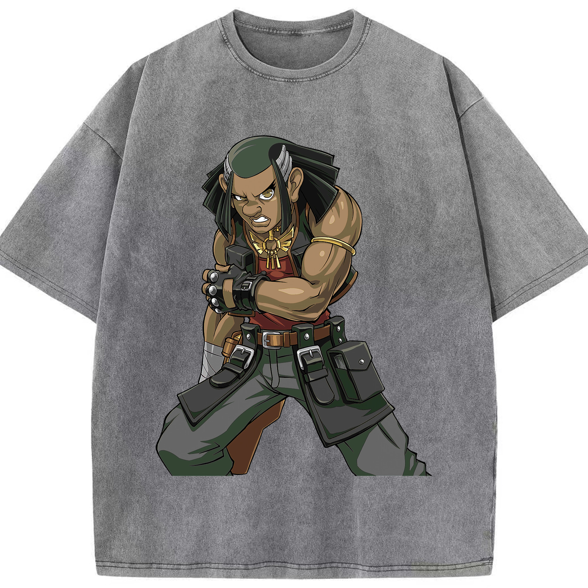 （画像用） 遊☆戯☆王 Yu-Gi-Oh! 綿100% ヴィンテージ風 半袖Tシャツ（フロントプリント）