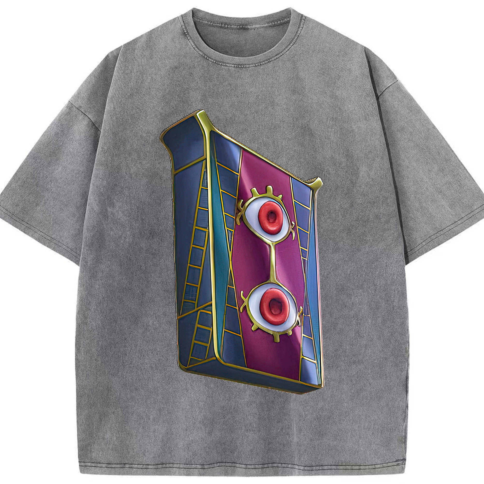 （画像用） 遊☆戯☆王 Yu-Gi-Oh! 綿100% ヴィンテージ風 半袖Tシャツ（フロントプリント）