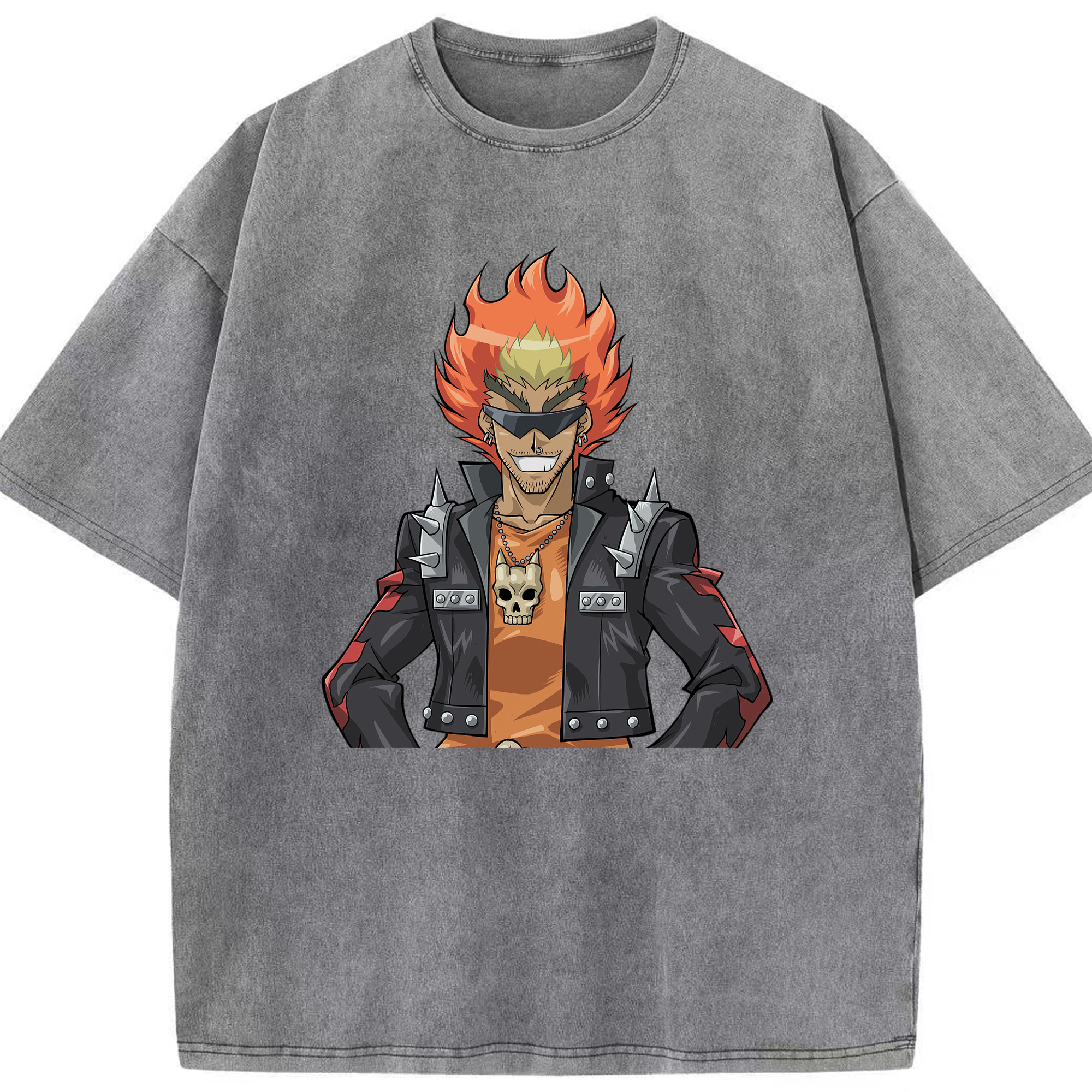 （画像用） 遊☆戯☆王 Yu-Gi-Oh! 綿100% ヴィンテージ風 半袖Tシャツ（フロントプリント）