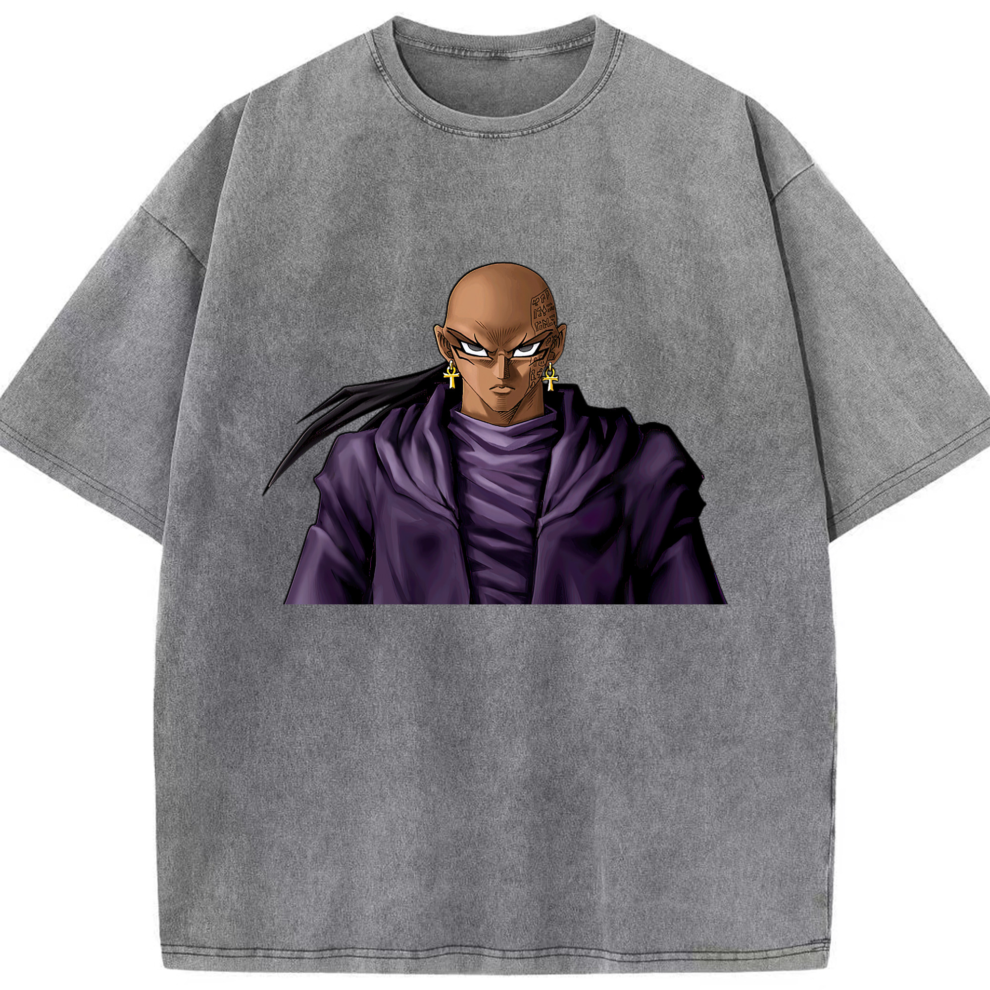 （画像用） 遊☆戯☆王 Yu-Gi-Oh! 綿100% ヴィンテージ風 半袖Tシャツ（フロントプリント）