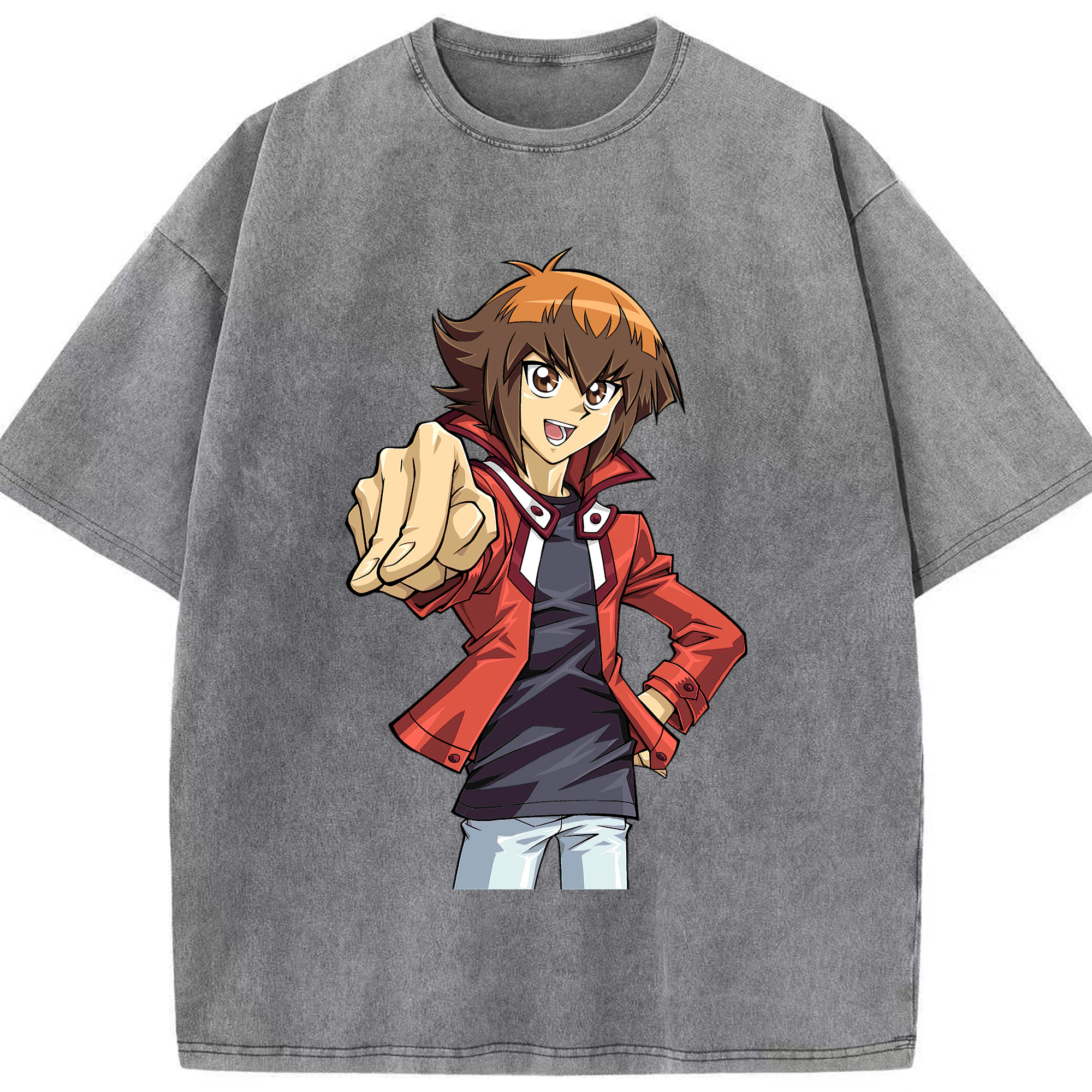 （画像用） 遊☆戯☆王 Yu-Gi-Oh! 綿100% ヴィンテージ風 半袖Tシャツ（フロントプリント）
