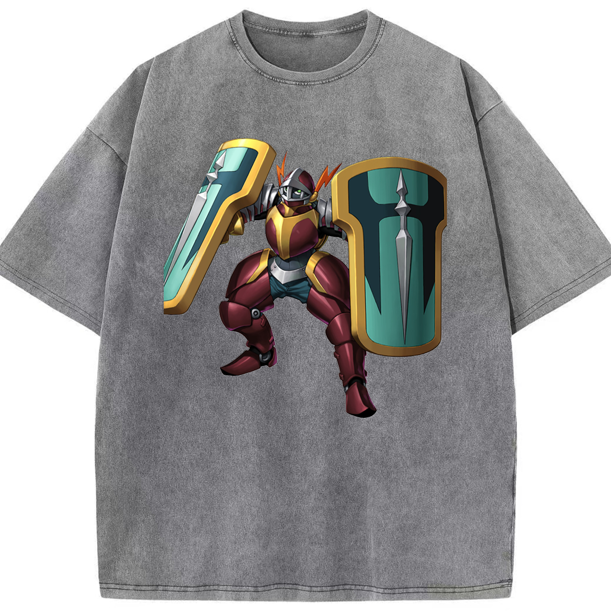 （画像用） 遊☆戯☆王 Yu-Gi-Oh! 綿100% ヴィンテージ風 半袖Tシャツ（フロントプリント）