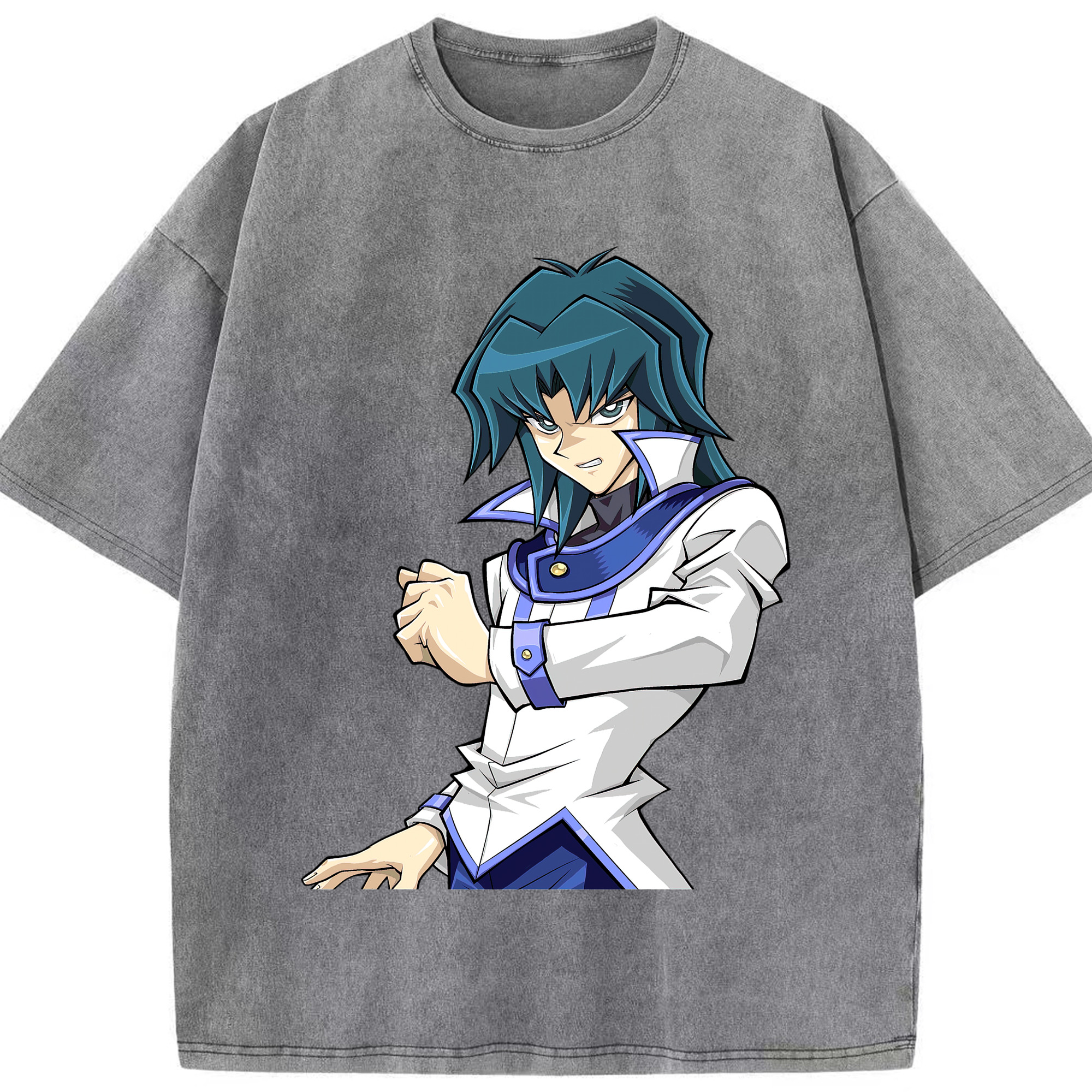 （画像用） 遊☆戯☆王 Yu-Gi-Oh! 綿100% ヴィンテージ風 半袖Tシャツ（フロントプリント）