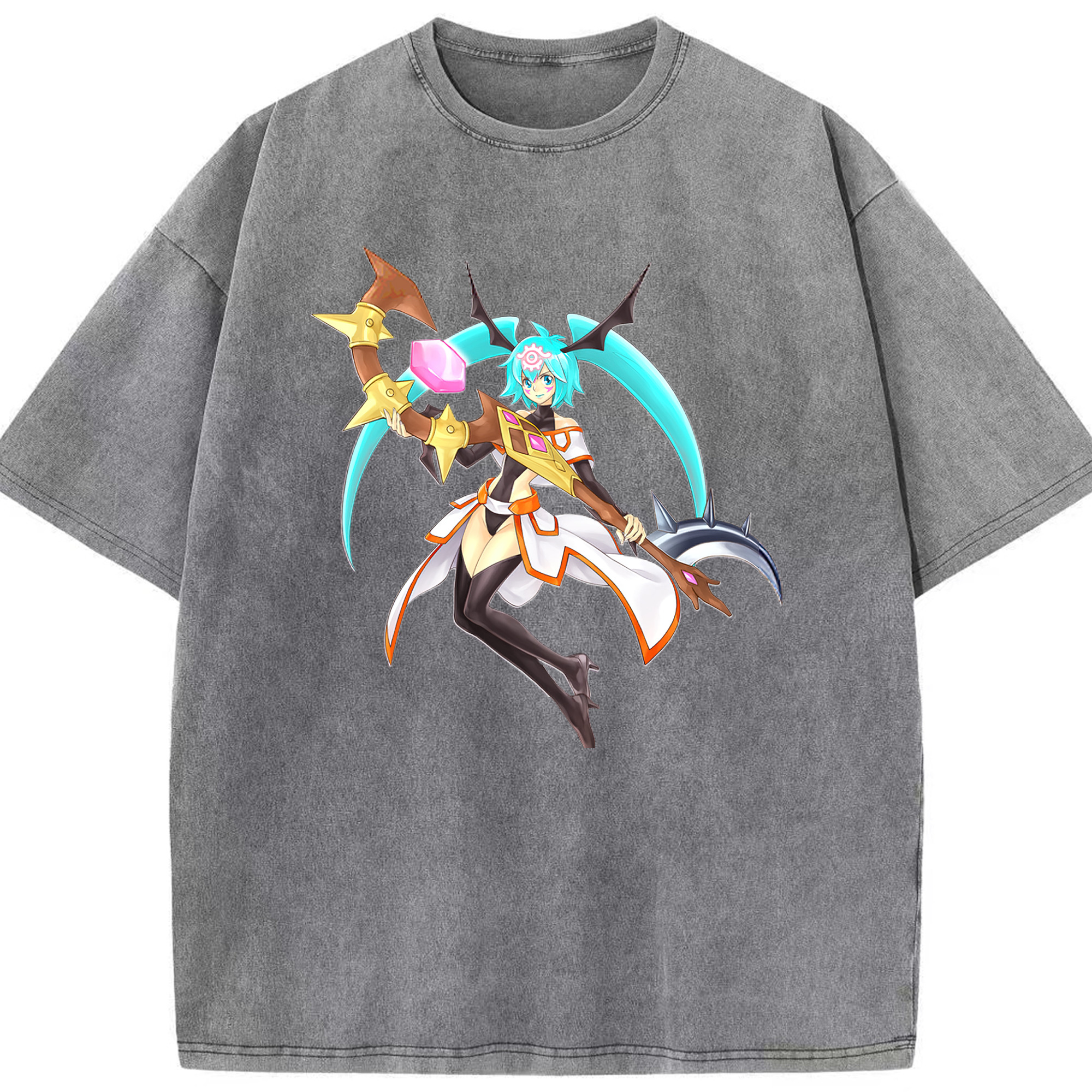 （画像用） 遊☆戯☆王 Yu-Gi-Oh! 綿100% ヴィンテージ風 半袖Tシャツ（フロントプリント）
