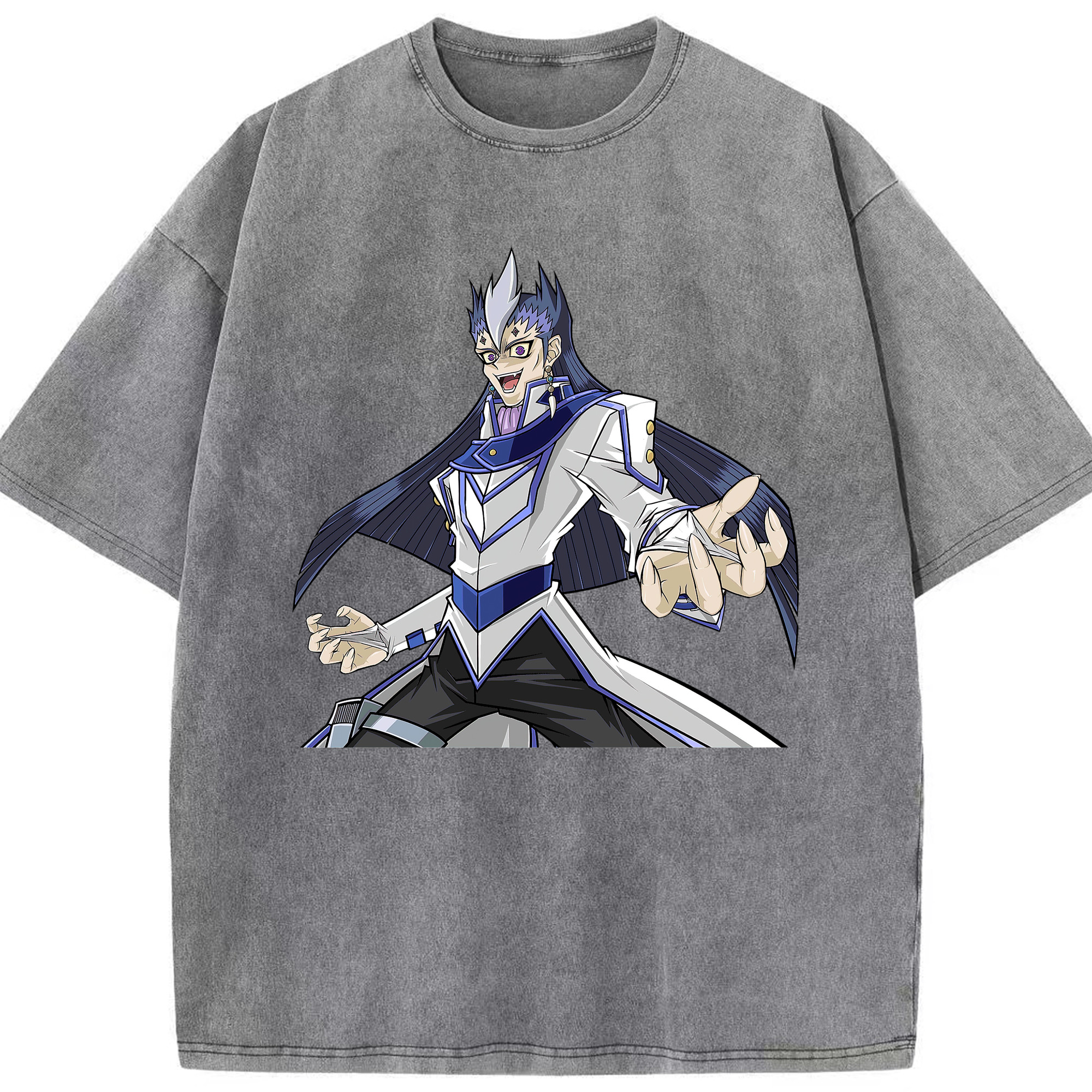 （画像用） 遊☆戯☆王 Yu-Gi-Oh! 綿100% ヴィンテージ風 半袖Tシャツ（フロントプリント）