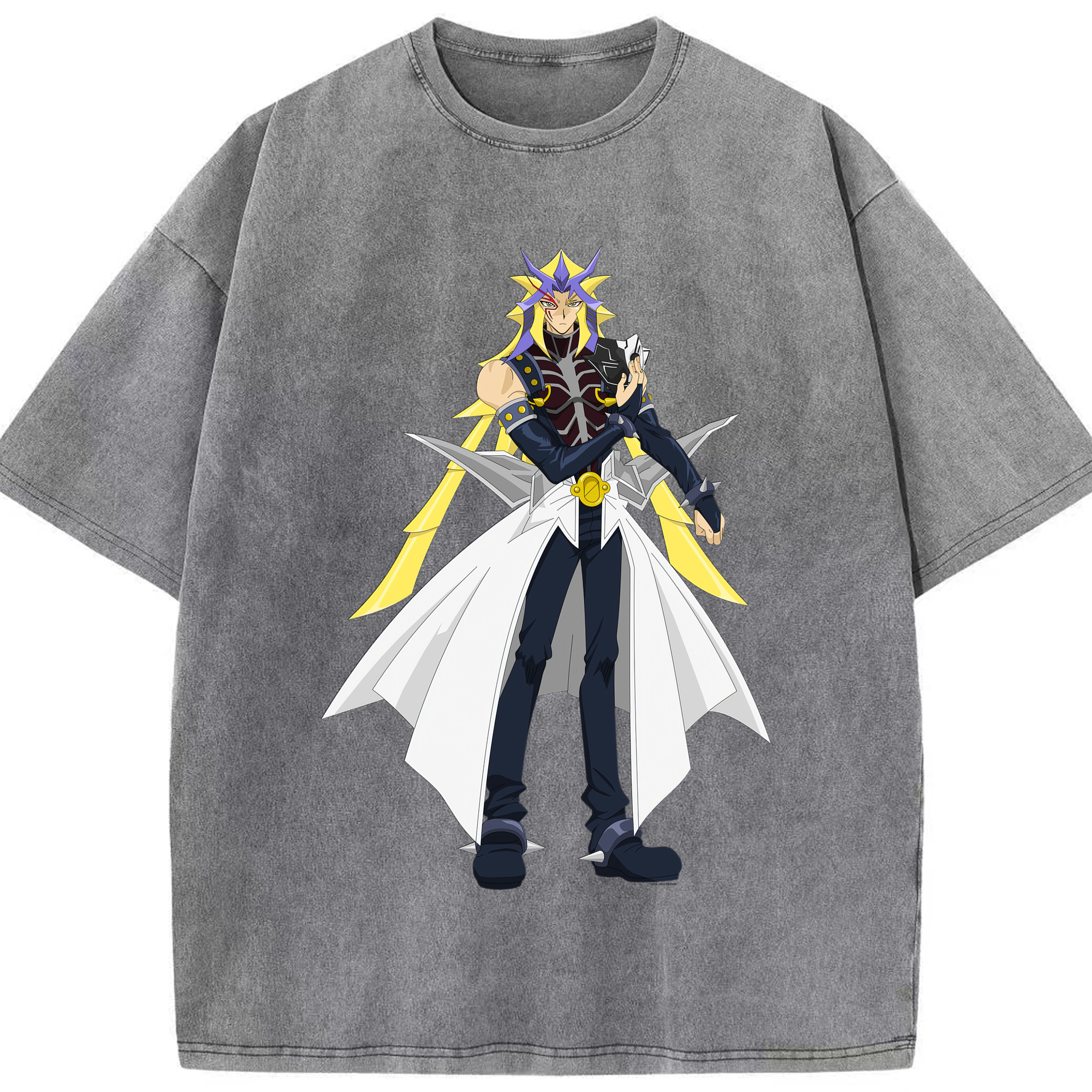 （画像用） 遊☆戯☆王 Yu-Gi-Oh! 綿100% ヴィンテージ風 半袖Tシャツ（フロントプリント）