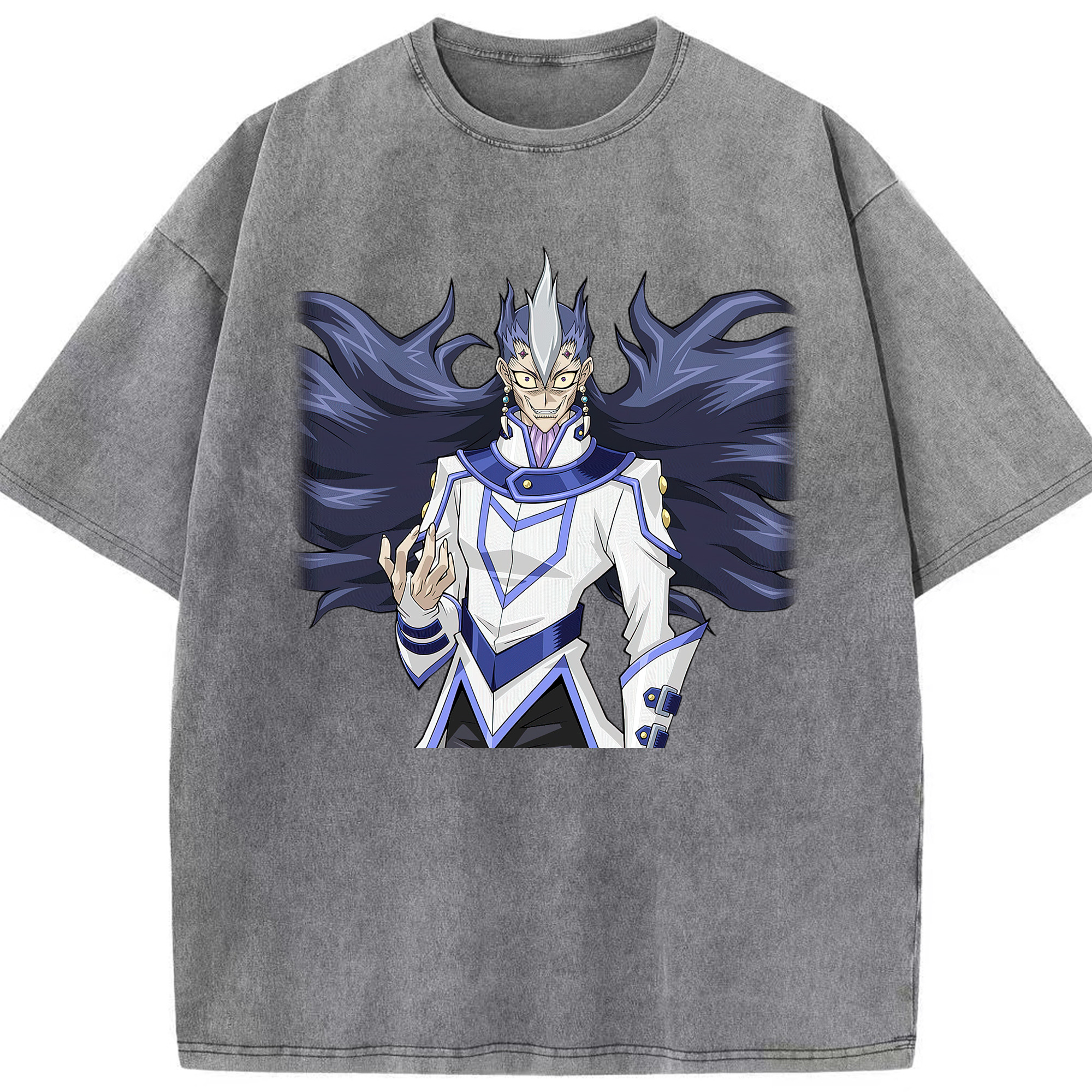 （画像用） 遊☆戯☆王 Yu-Gi-Oh! 綿100% ヴィンテージ風 半袖Tシャツ（フロントプリント）